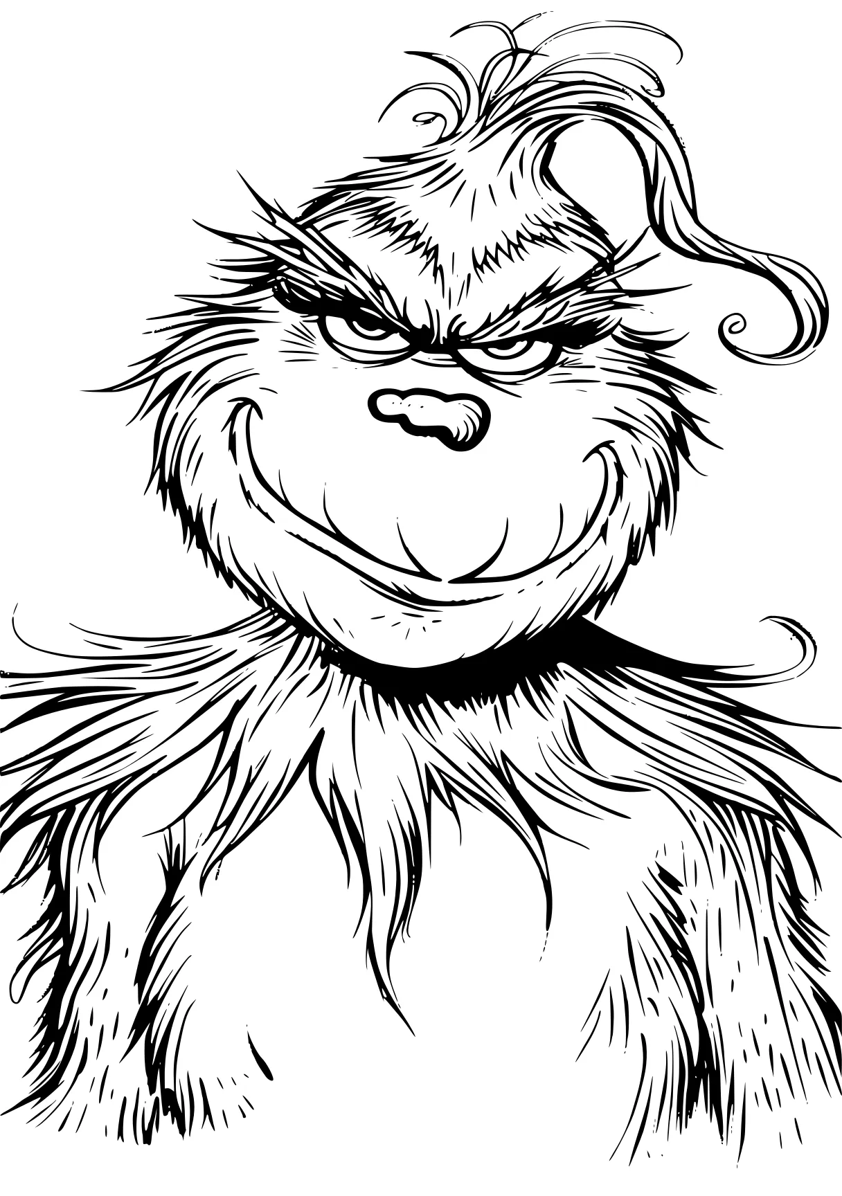 grinch coloring sheet grinch, santa, gorilla, claus, rudolph, free page downloads