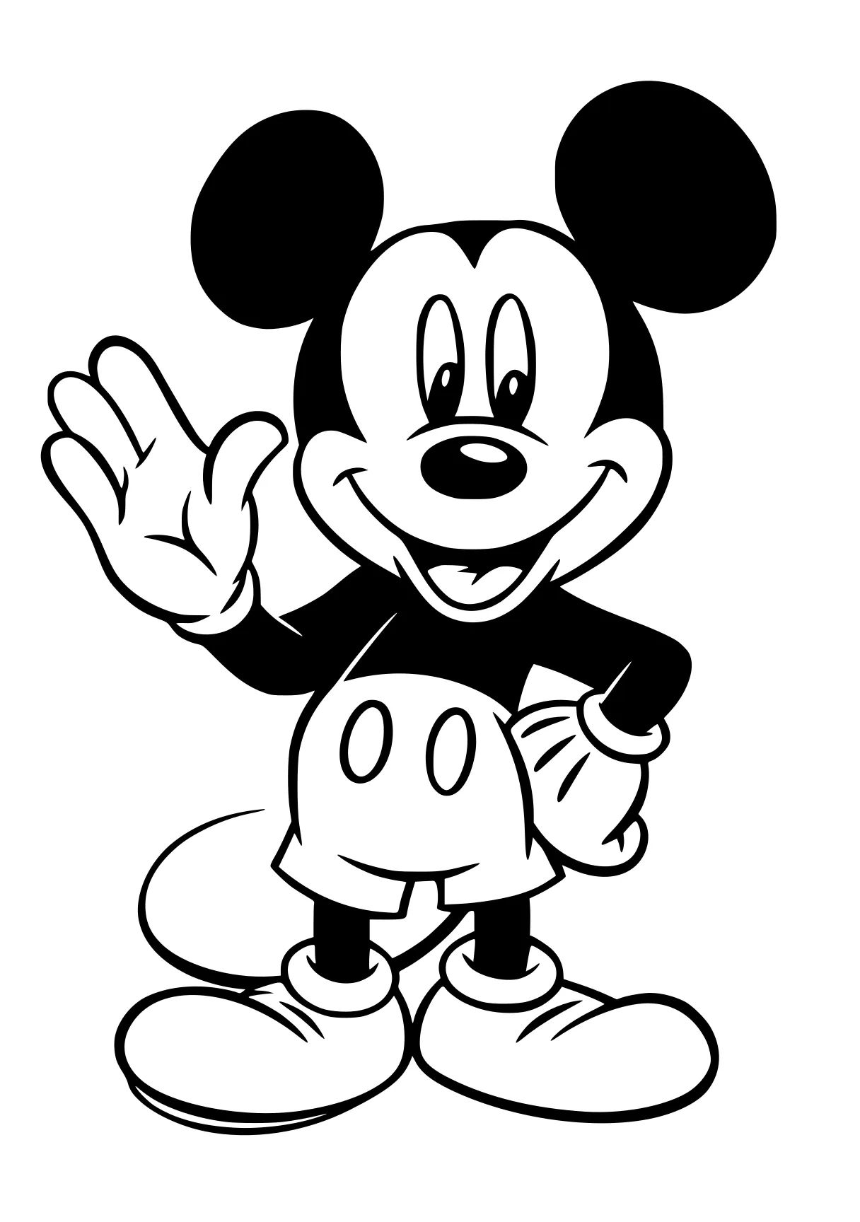 free printable disney coloring pages mickey, mouse, minnie, disney, illustrator, page downloads