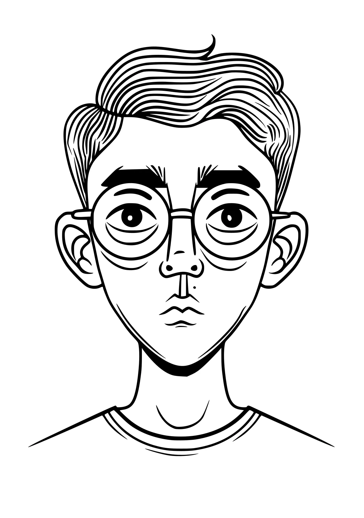 coloring pages of people illustrator, potter, adam, drawing, digital, free page downloads