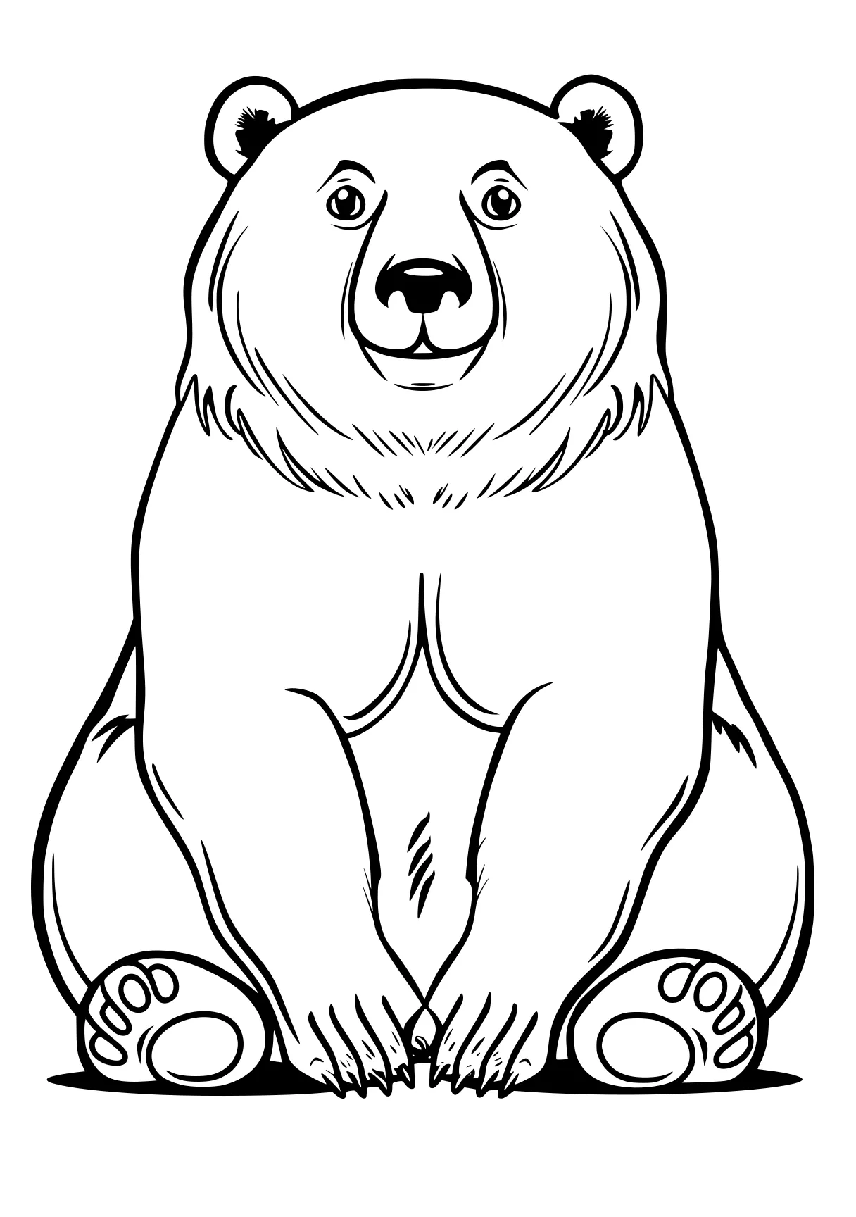 bear coloring pages bear, polar, bears, paw, koala, free page downloads