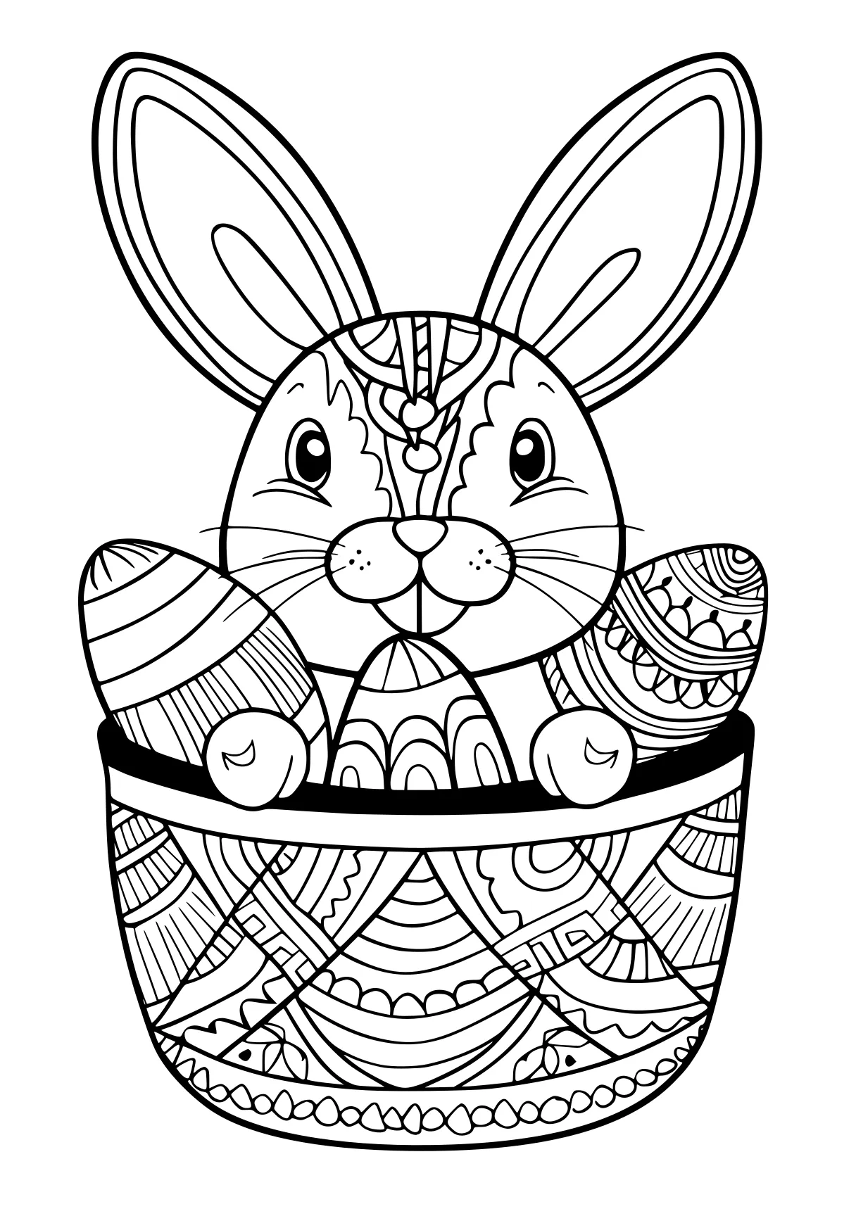 printable easter coloring pages, rabbit, illustrator, bunny, free page downloads