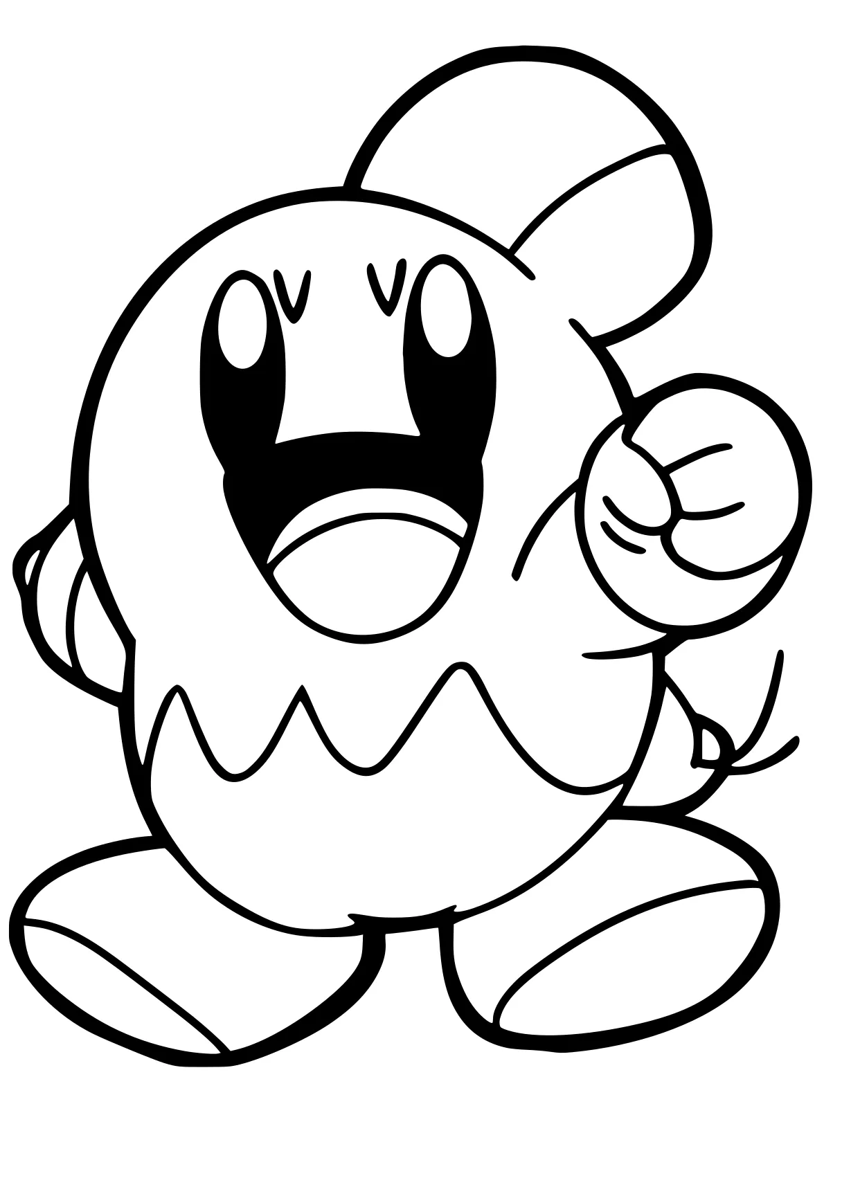 kirby coloring pages molang, kirby, owl, yoshi, bird, free page downloads