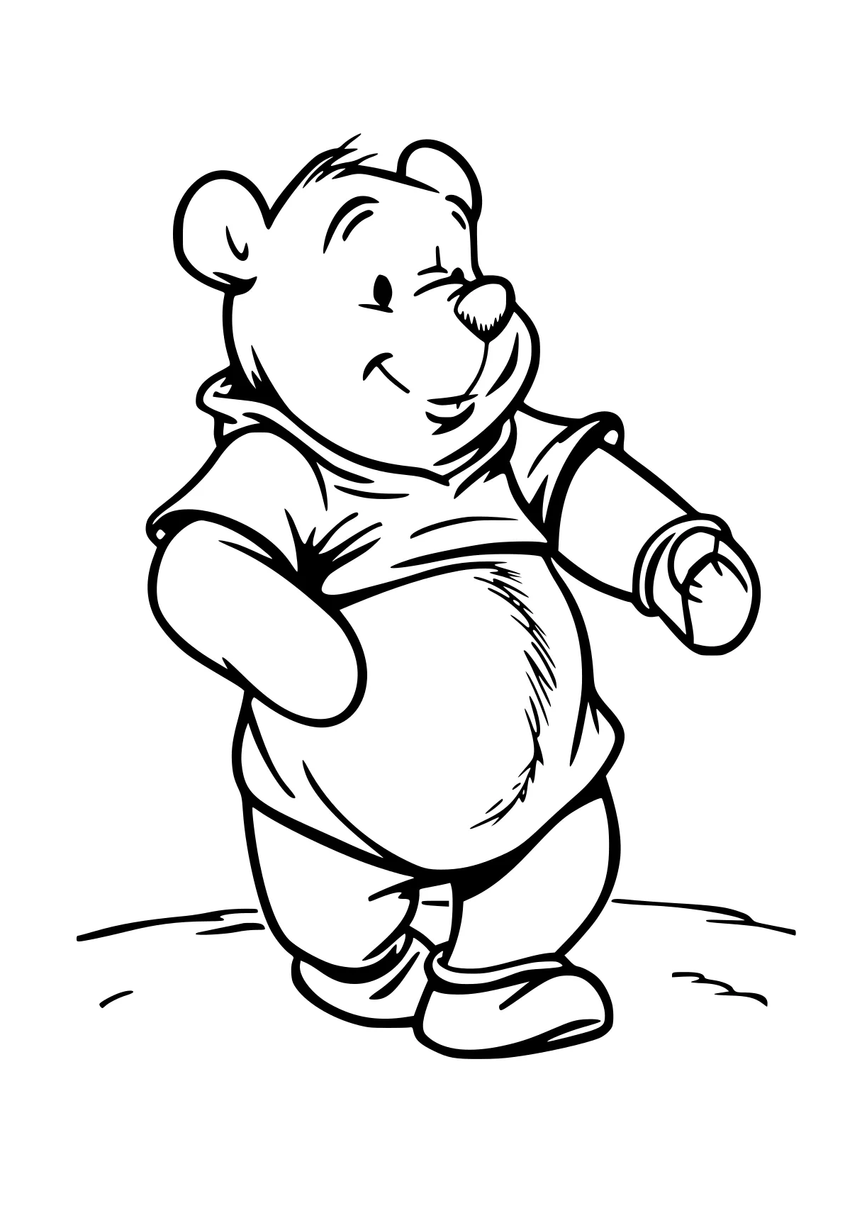 pooh coloring pages pooh, piglet, winnie, hippo, bear, free page downloads