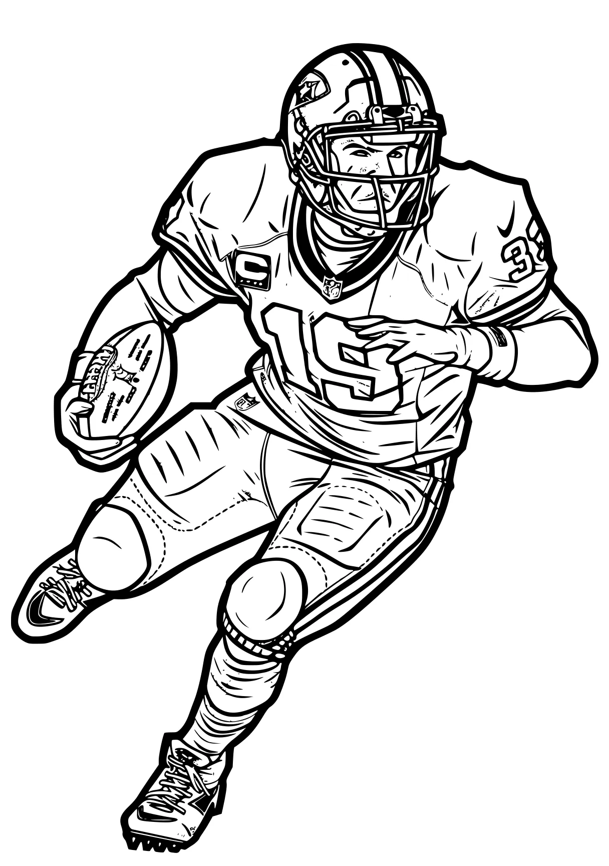 football coloring pages football, sports, ball, 49ers, nfl, free page downloads