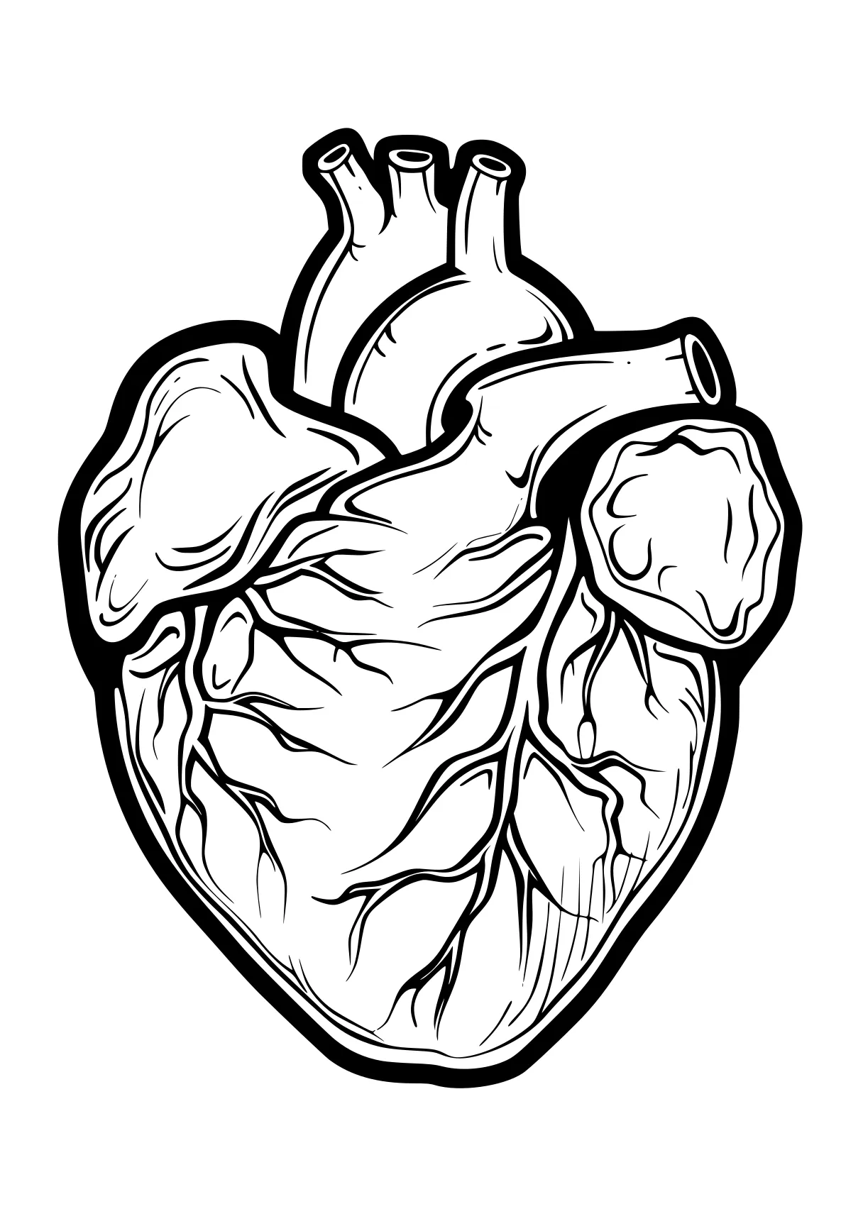 heart coloring sheet heart, iheartcraftythings, anatomy, health, worksheet, free page downloads