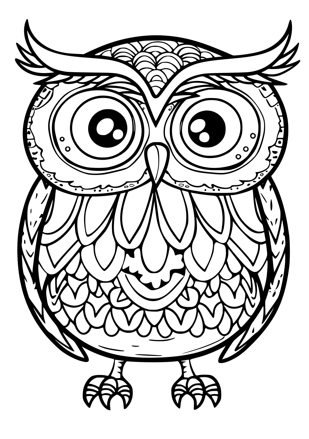 colouring pages cute owl, illustrator, colouring, free coloring page downloads