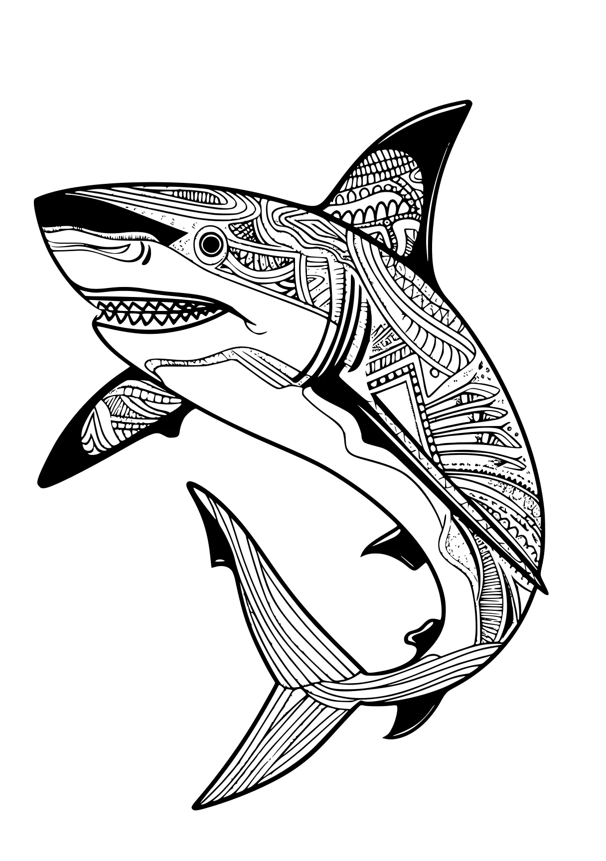 shark coloring page orca, shark, megalodon, fish, sharks, free downloads