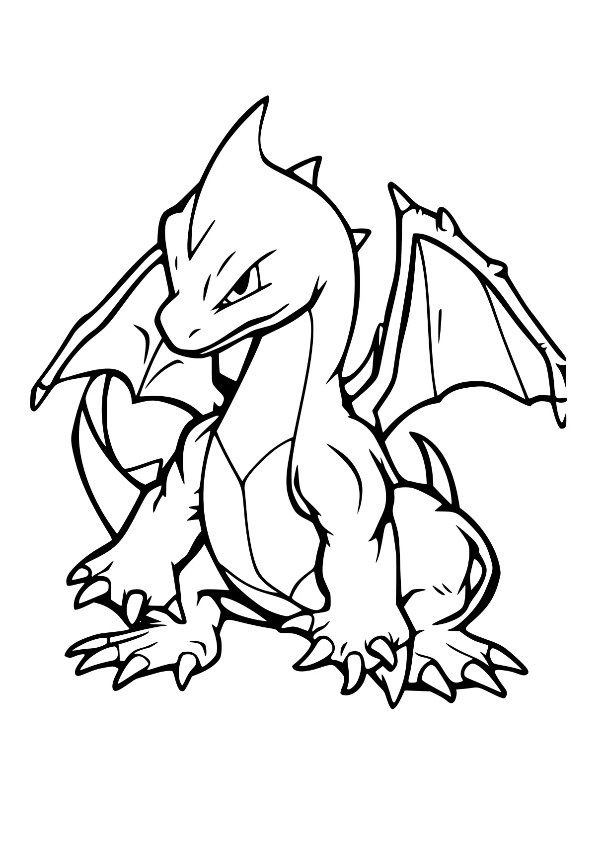 charizard coloring page charizard, dragon, toothless, charmander, destoroyah, free downloads