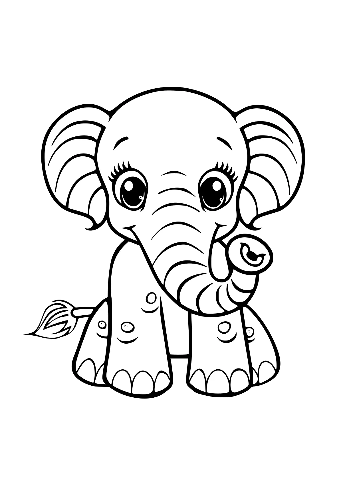 cartoon coloring pages elephant, dumbo, illustrator, koala, free page downloads