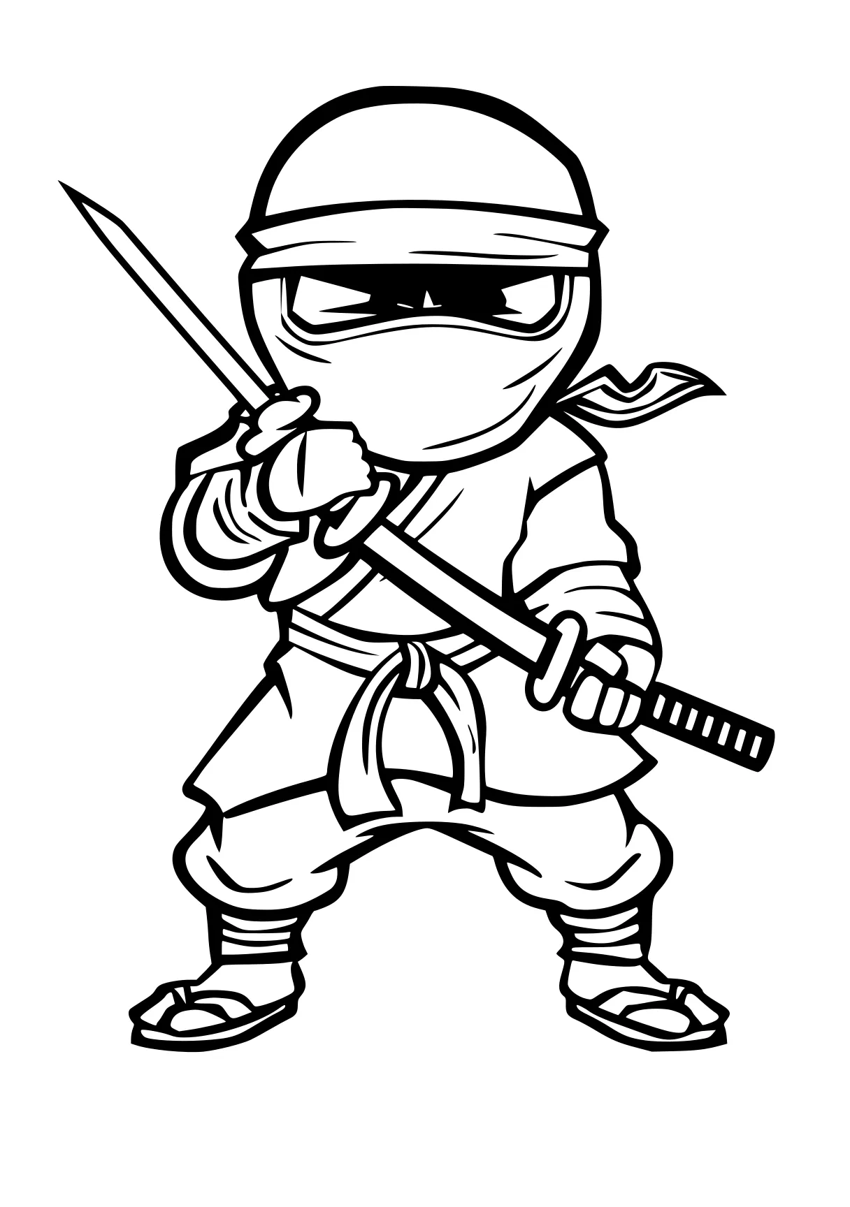 ninja coloring page ninja, ninjago, ranger, katana, kakashi, free downloads