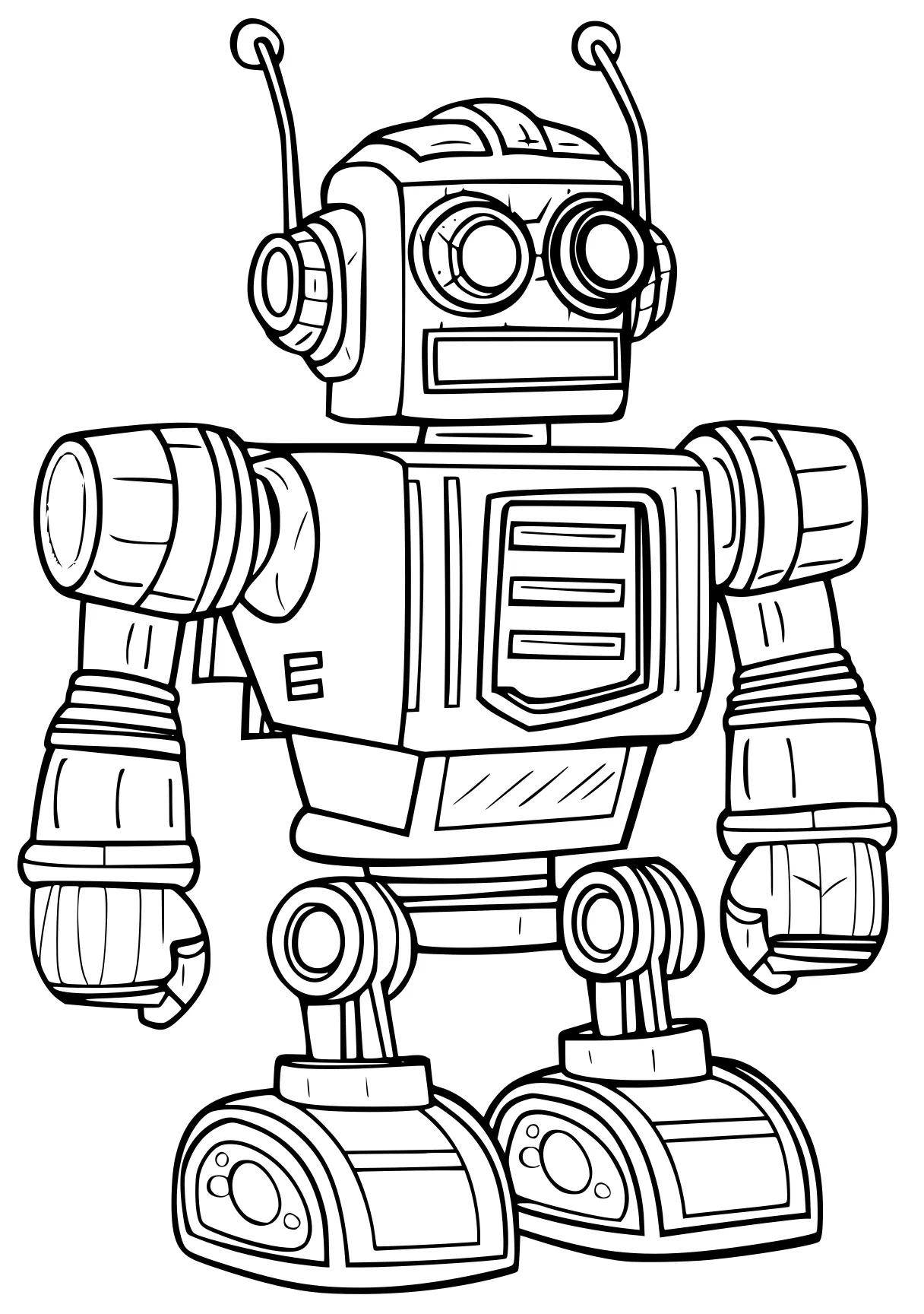 robot coloring pages robot, robocar, bots, machine, free page downloads