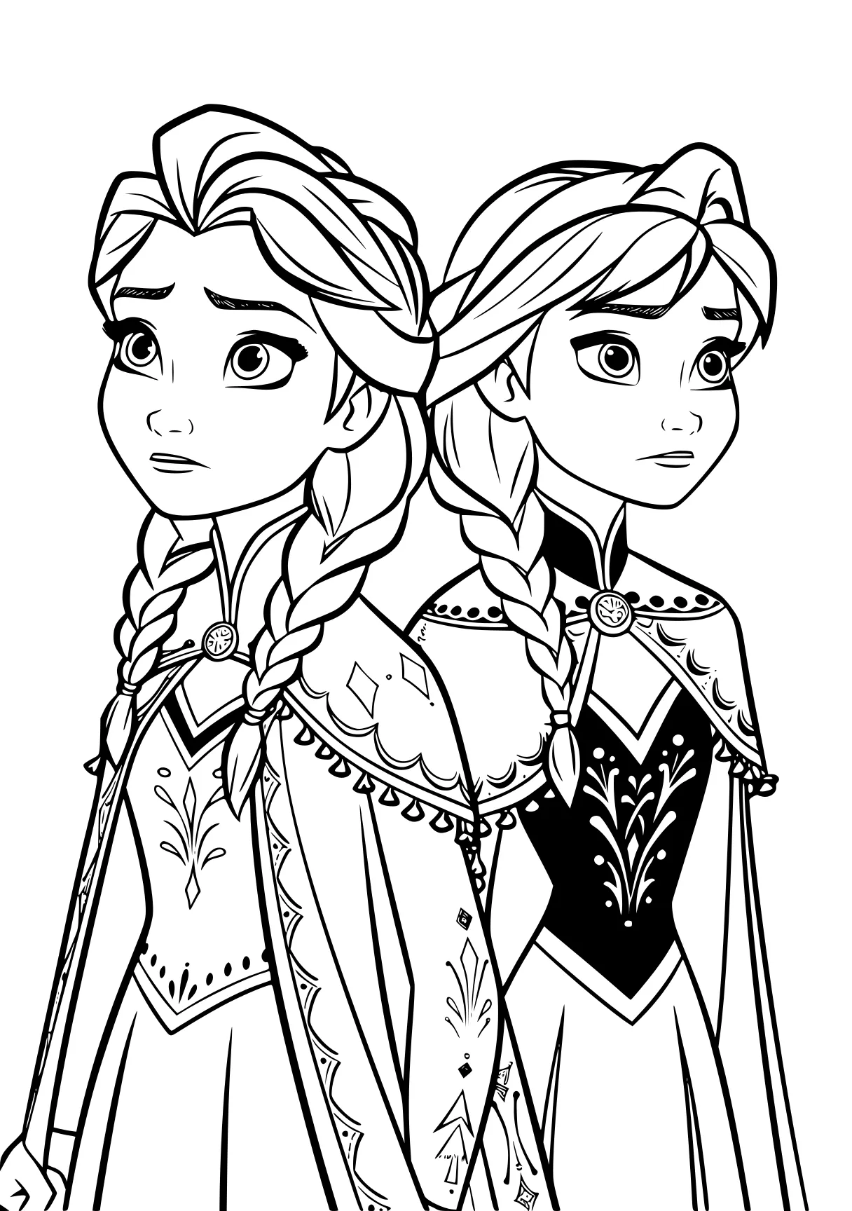 anna elsa coloring page frozen, elsa, tangled, zelda, printables, free downloads