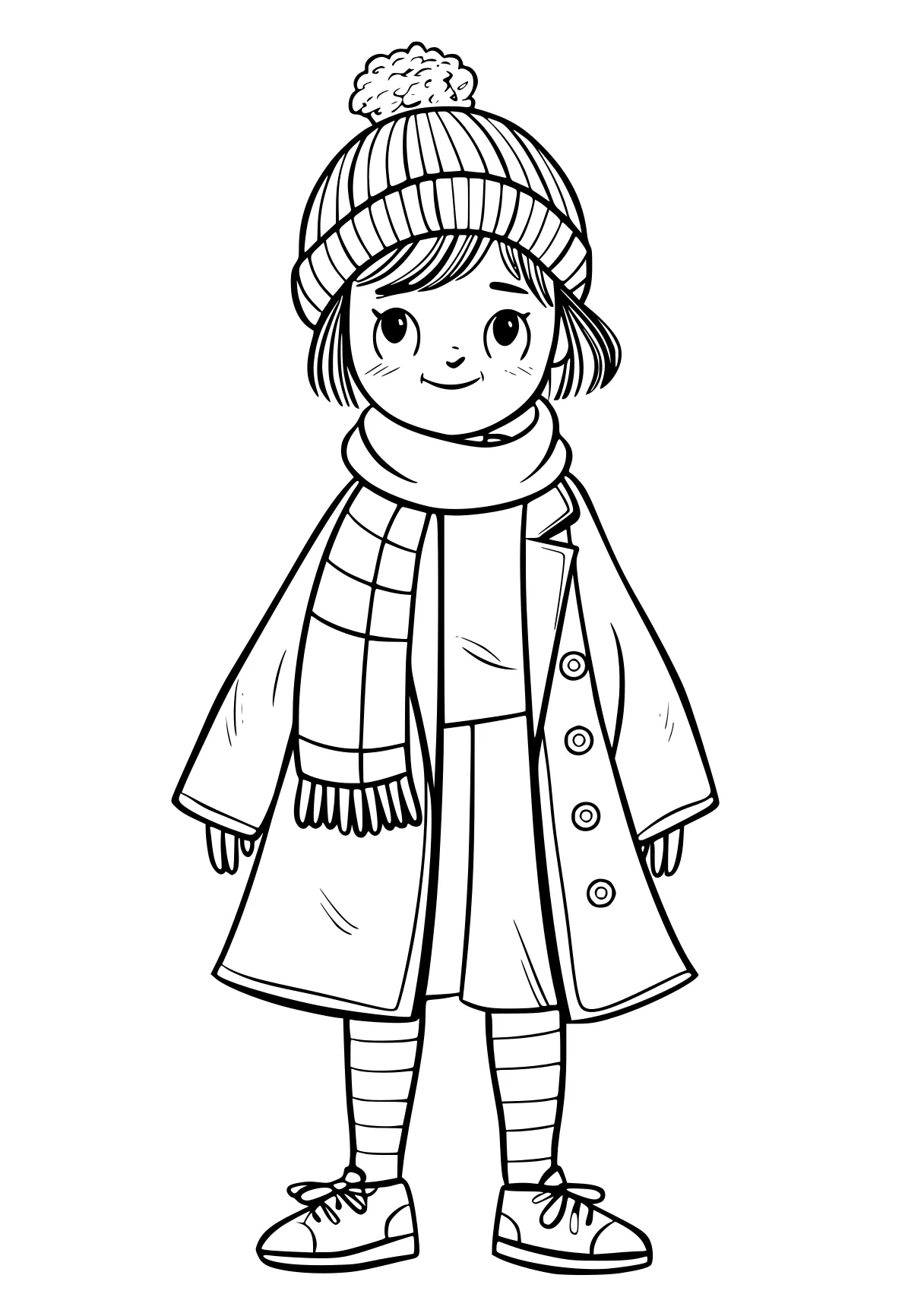 wednesday coloring page winter, coraline, beanie, pencils, november, free downloads