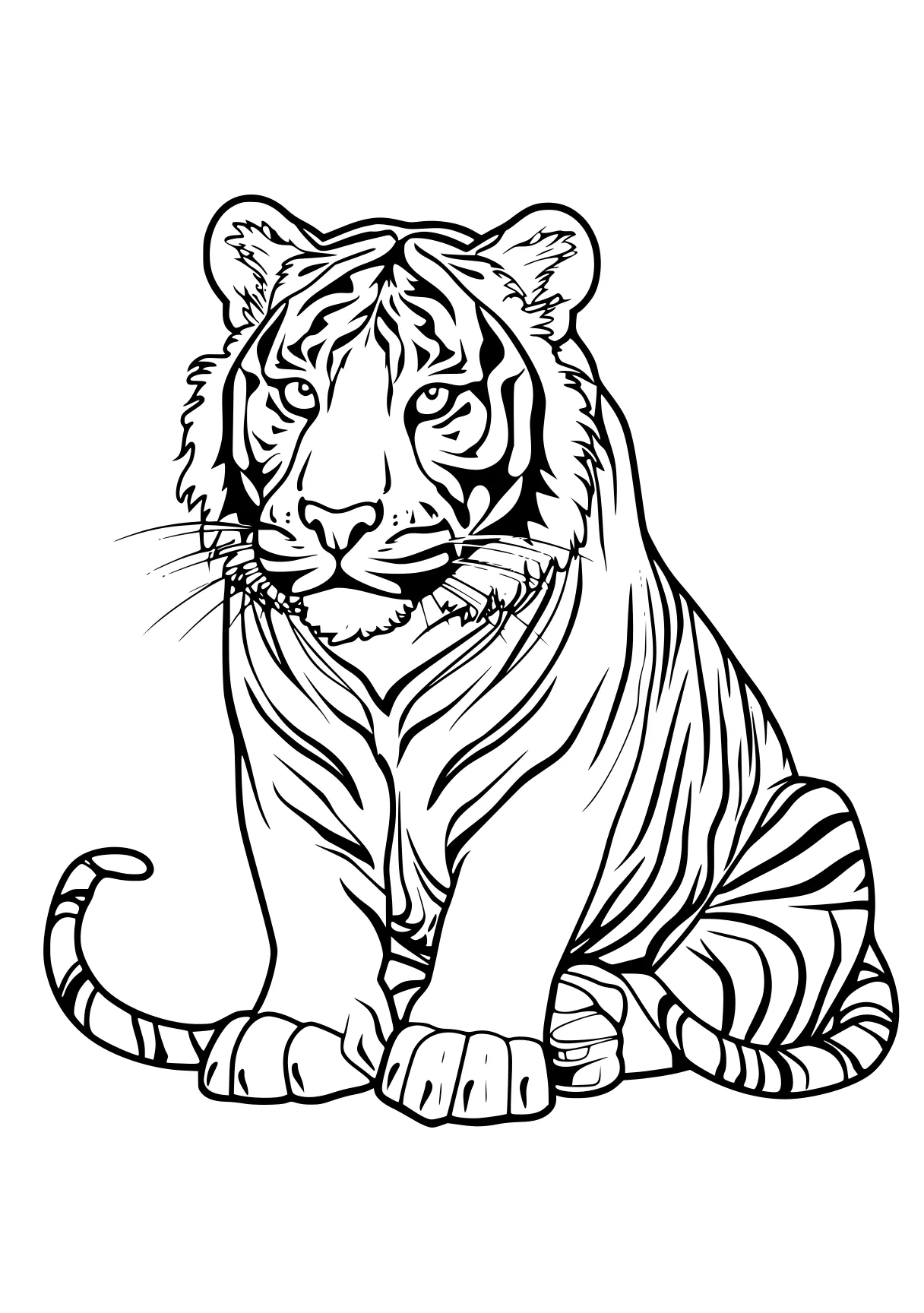 tiger coloring page tiger, zebra, bengals, jaguar, lion, free downloads