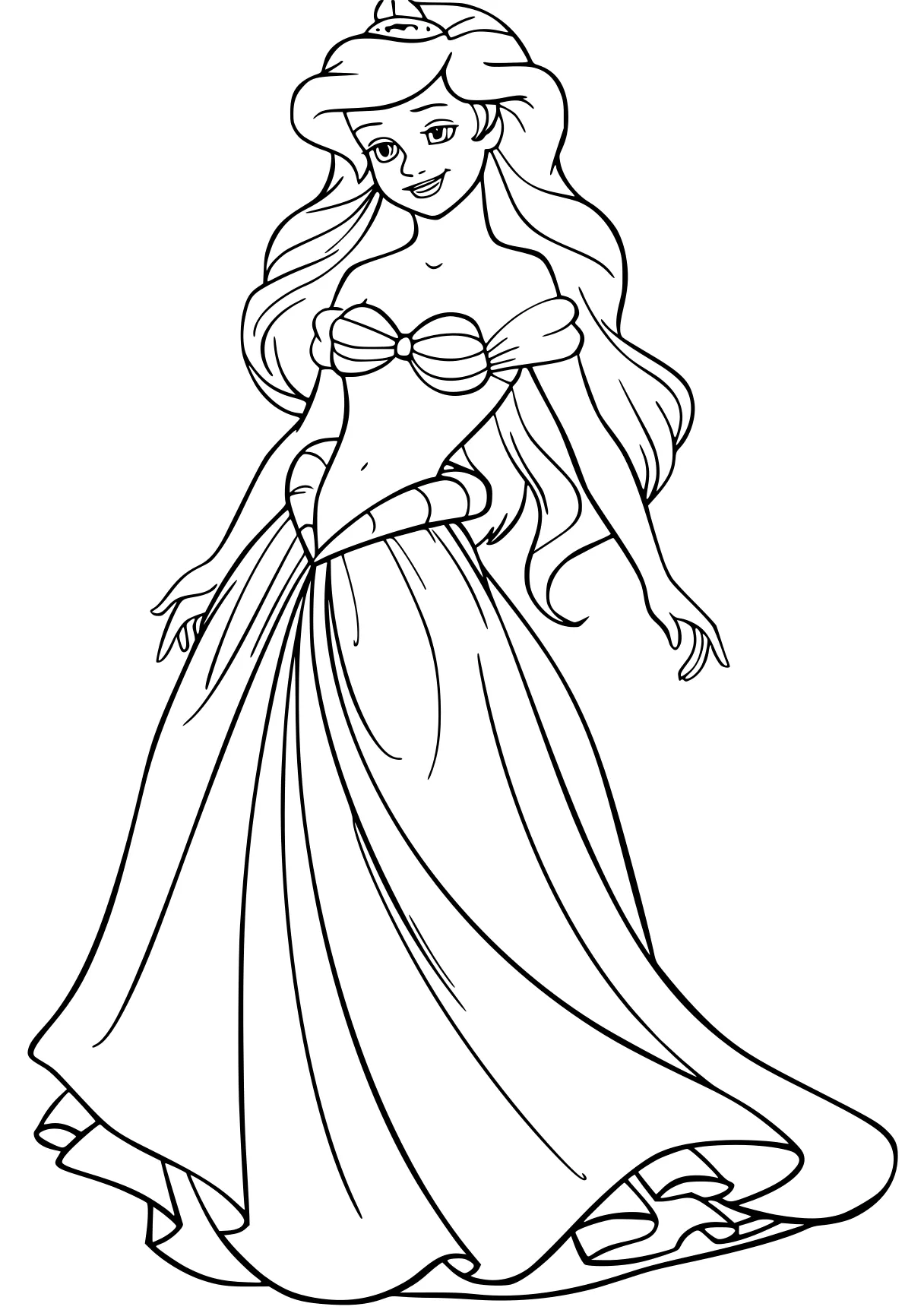 princess ariel coloring pages rosalina, rapunzel, jasmine, free page downloads