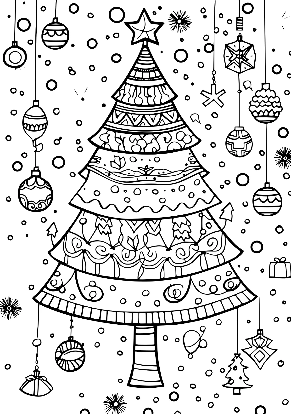 christmas coloring printables, zentangle, ornament, merry, free page downloads