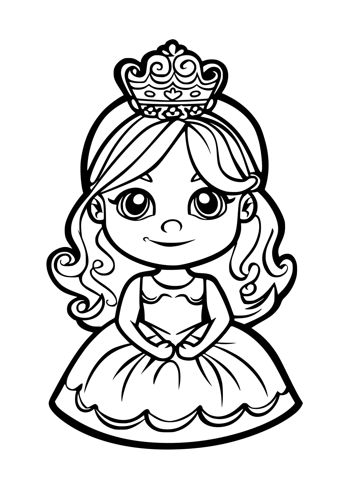 princess coloring pages printables, crown, shopkins, princess, chibi, free page downloads