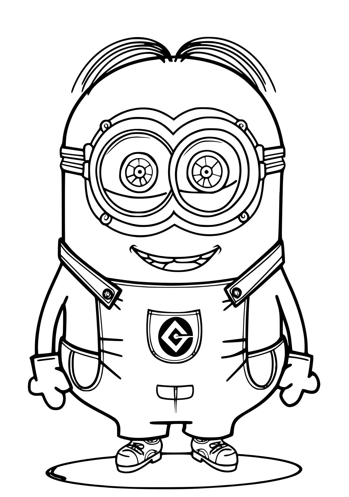 minion coloring sheet minion, minions, pororo, doraemon, free page downloads