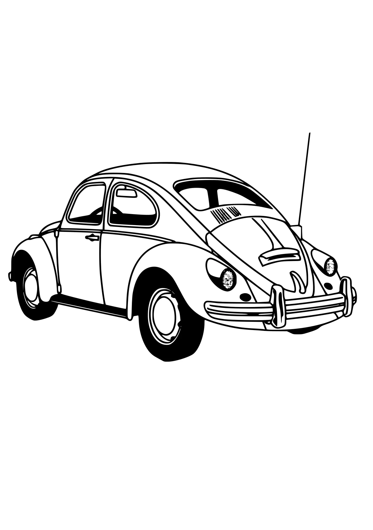 car coloring sheet car, vehicle, robocar, cars, a4, free page downloads