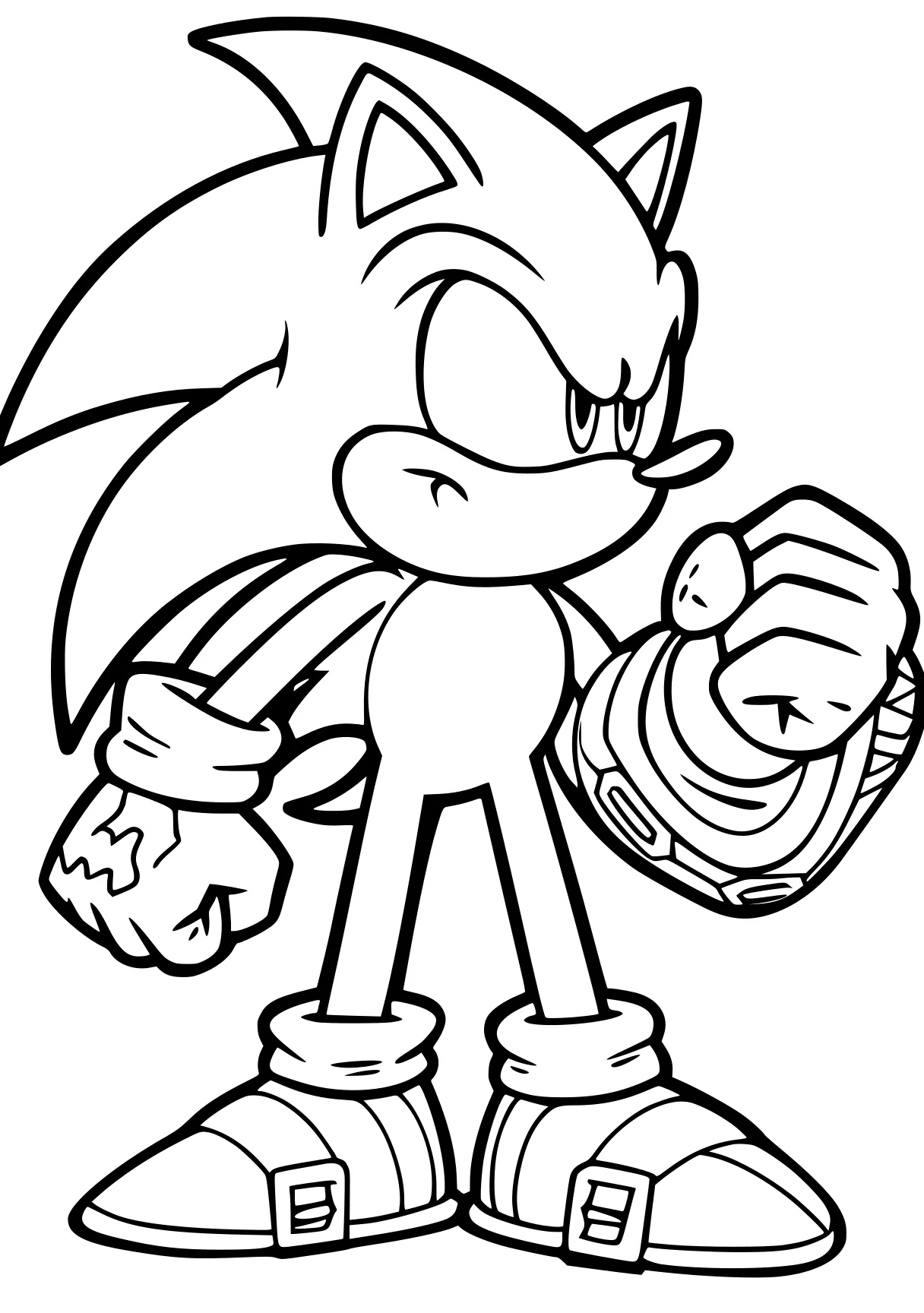 super sonic coloring page knuckles, sonic, hedgehog, tails, eggman, free downloads