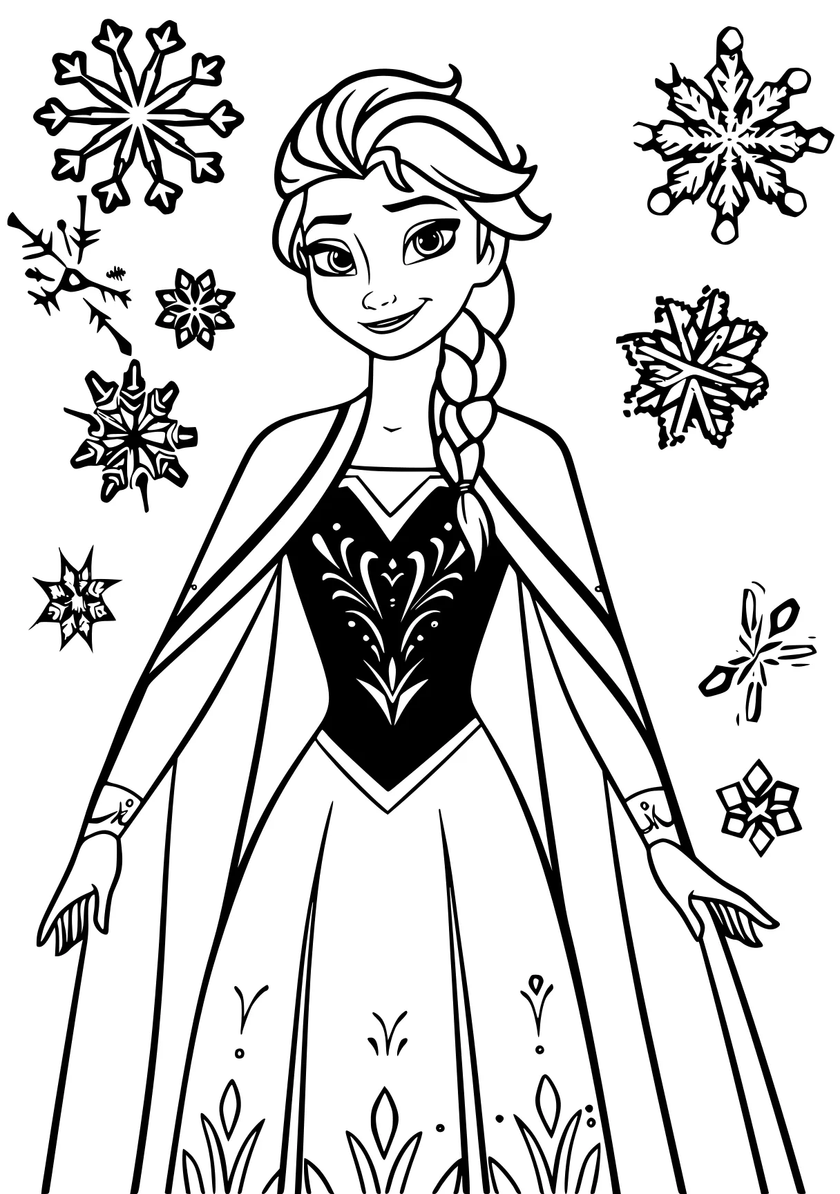 elsa coloring pages elsa, frozen, cinderella, free page downloads