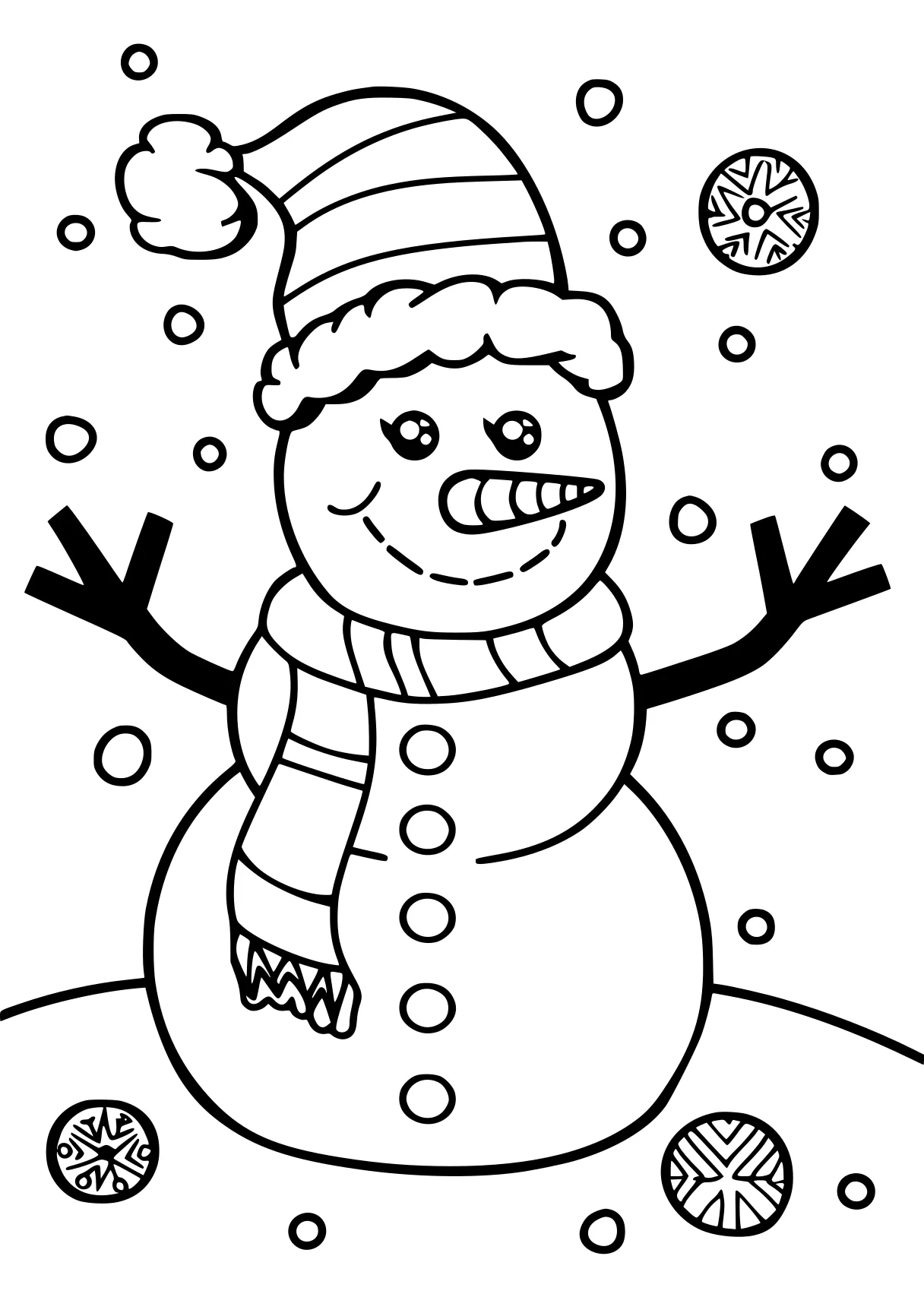 snowman coloring page snowman, olaf, claus, free downloads