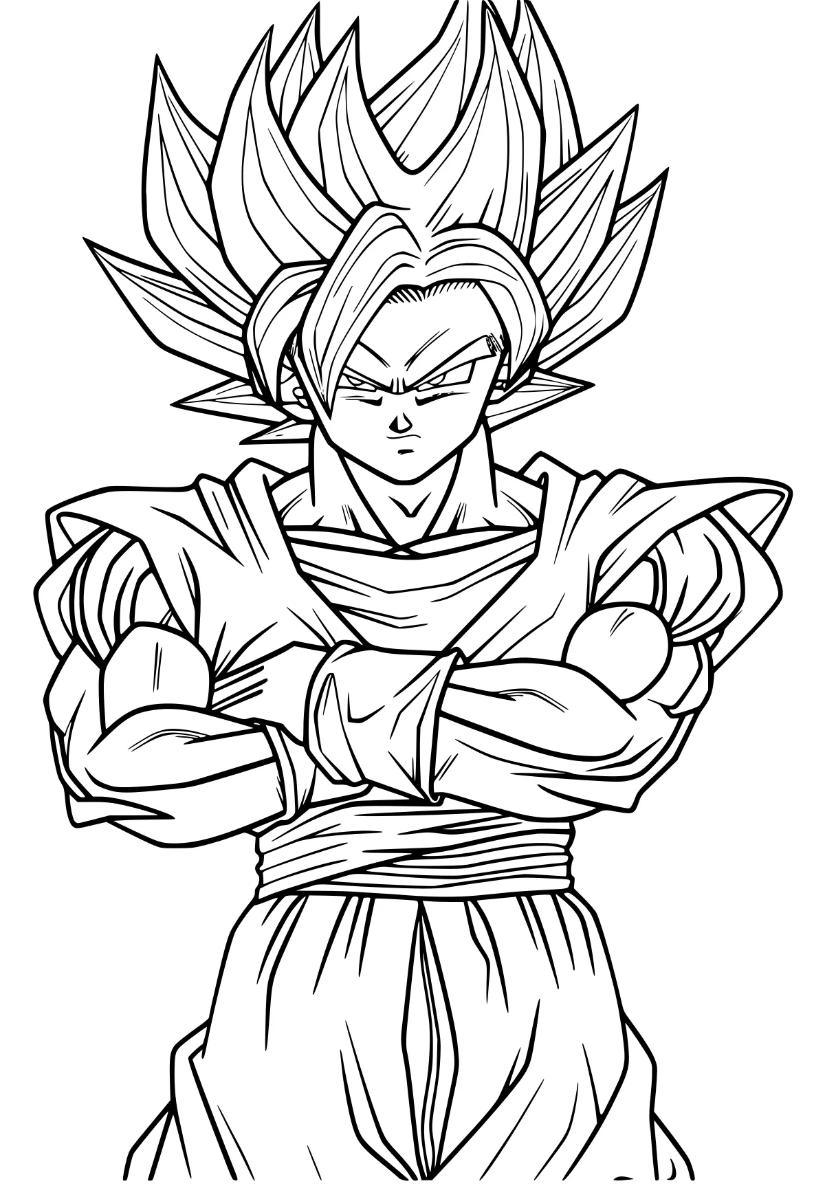 goku coloring pages gogeta, goku, broly, vegito, vegeta, free page downloads