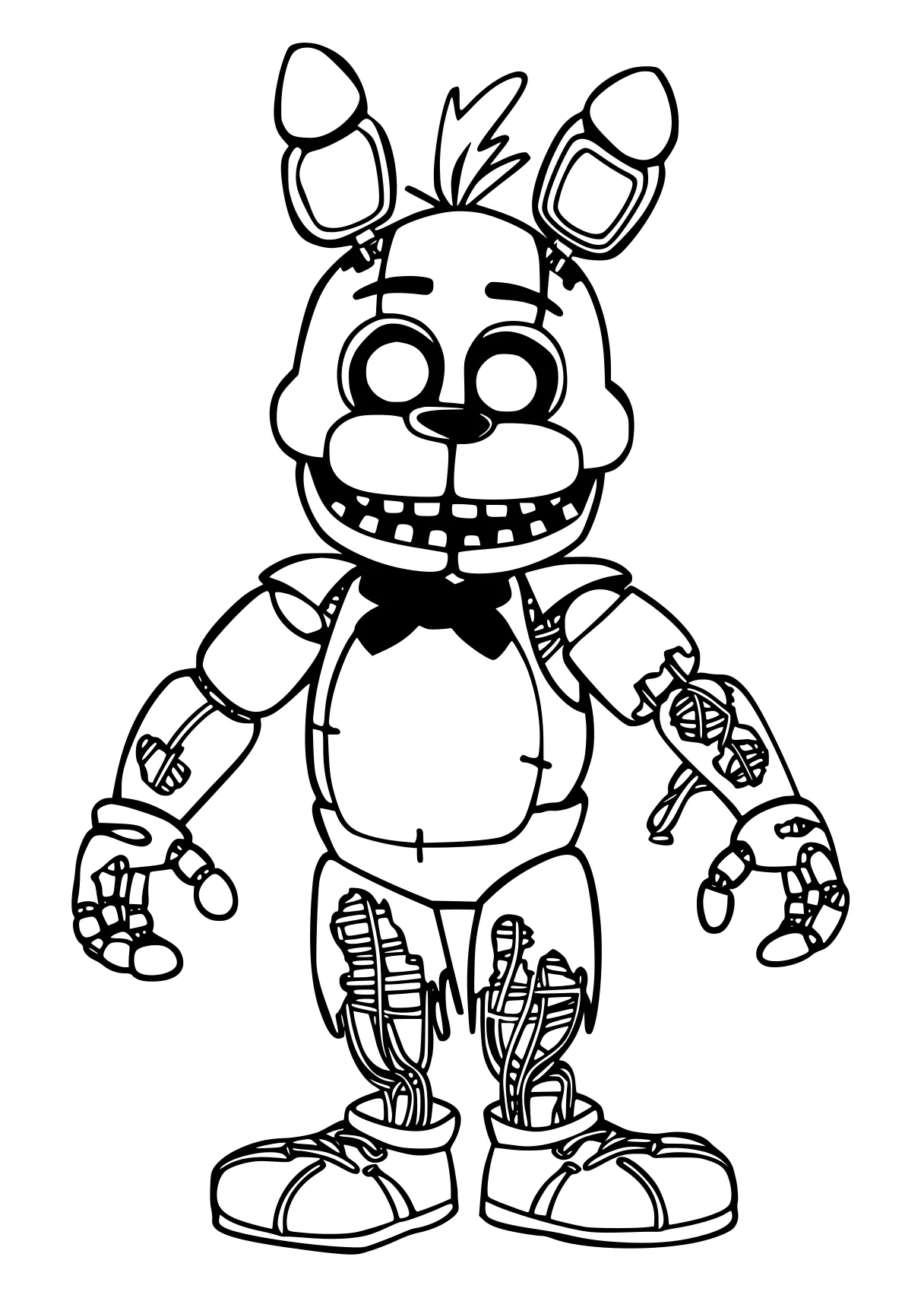 fnaf coloring page fazbear, fnaf, zomboss, freddy, chica, free downloads