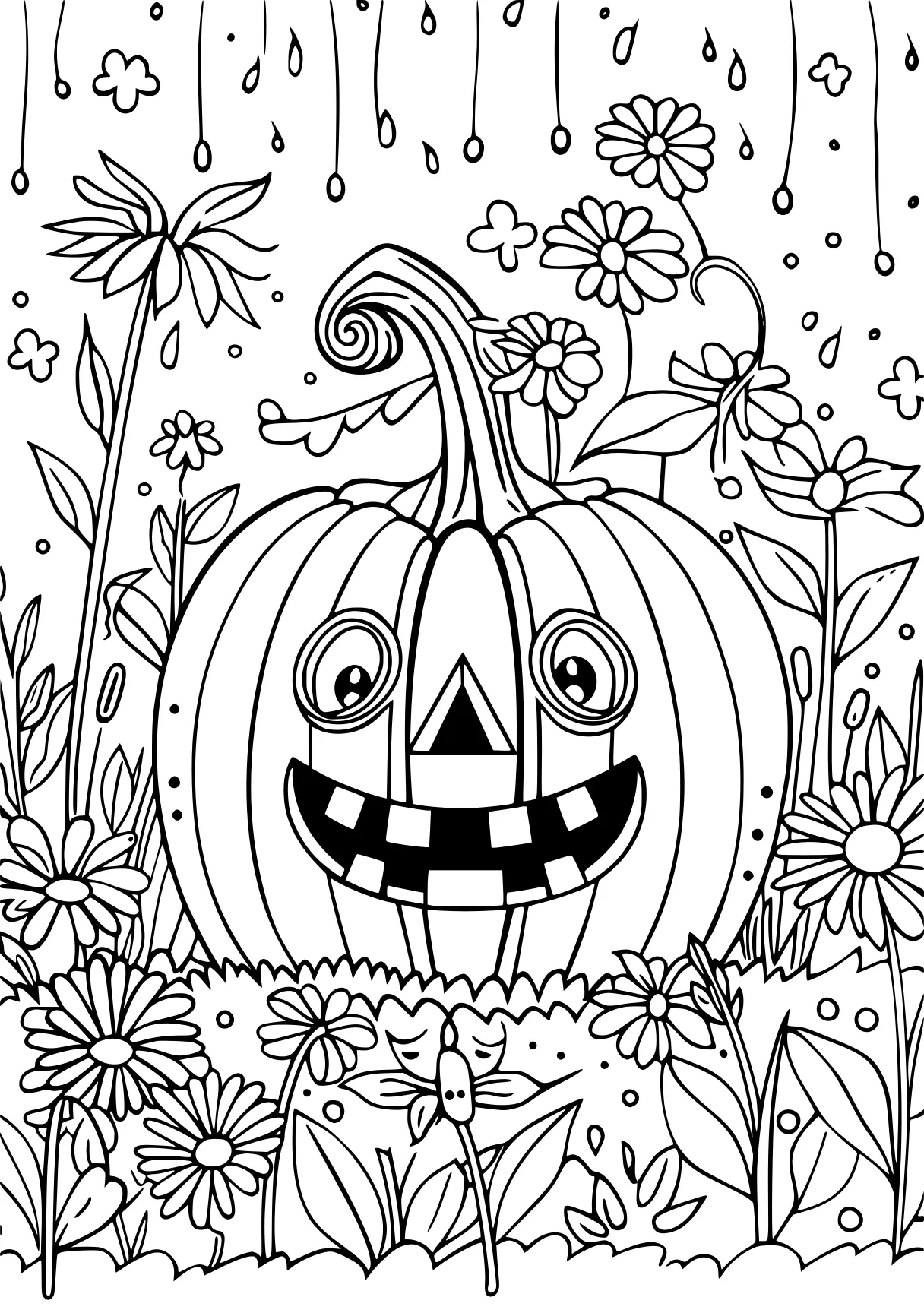 color by number coloring pages, pumpkin, halloween, zentangle, free page downloads