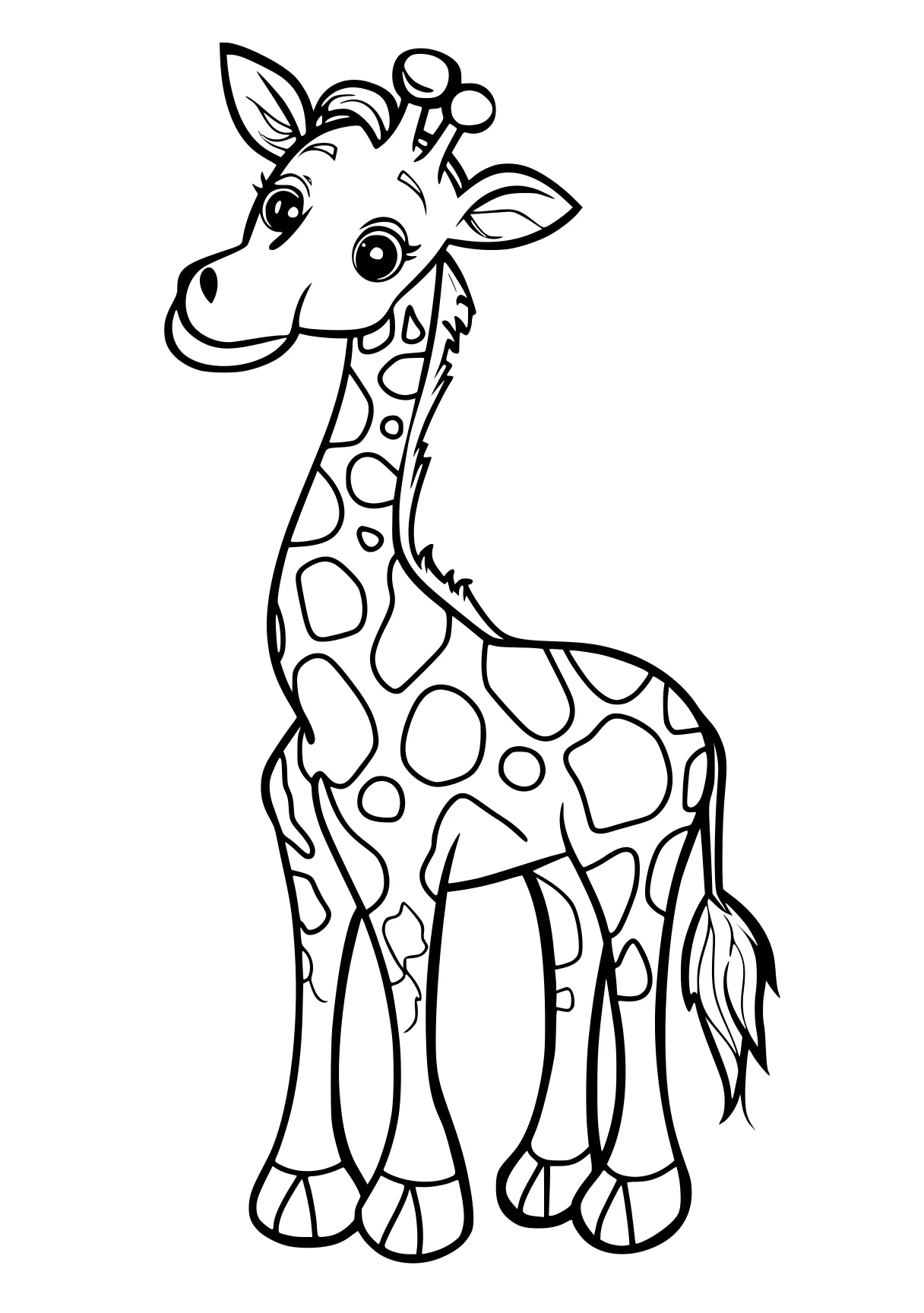 coloring pages free giraffe, llama, deer, camel, zebra, page downloads