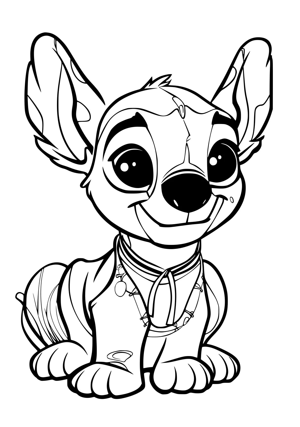 stitch coloring pages chihuahua, corgi, zootopia, foxy, alvin, free page downloads