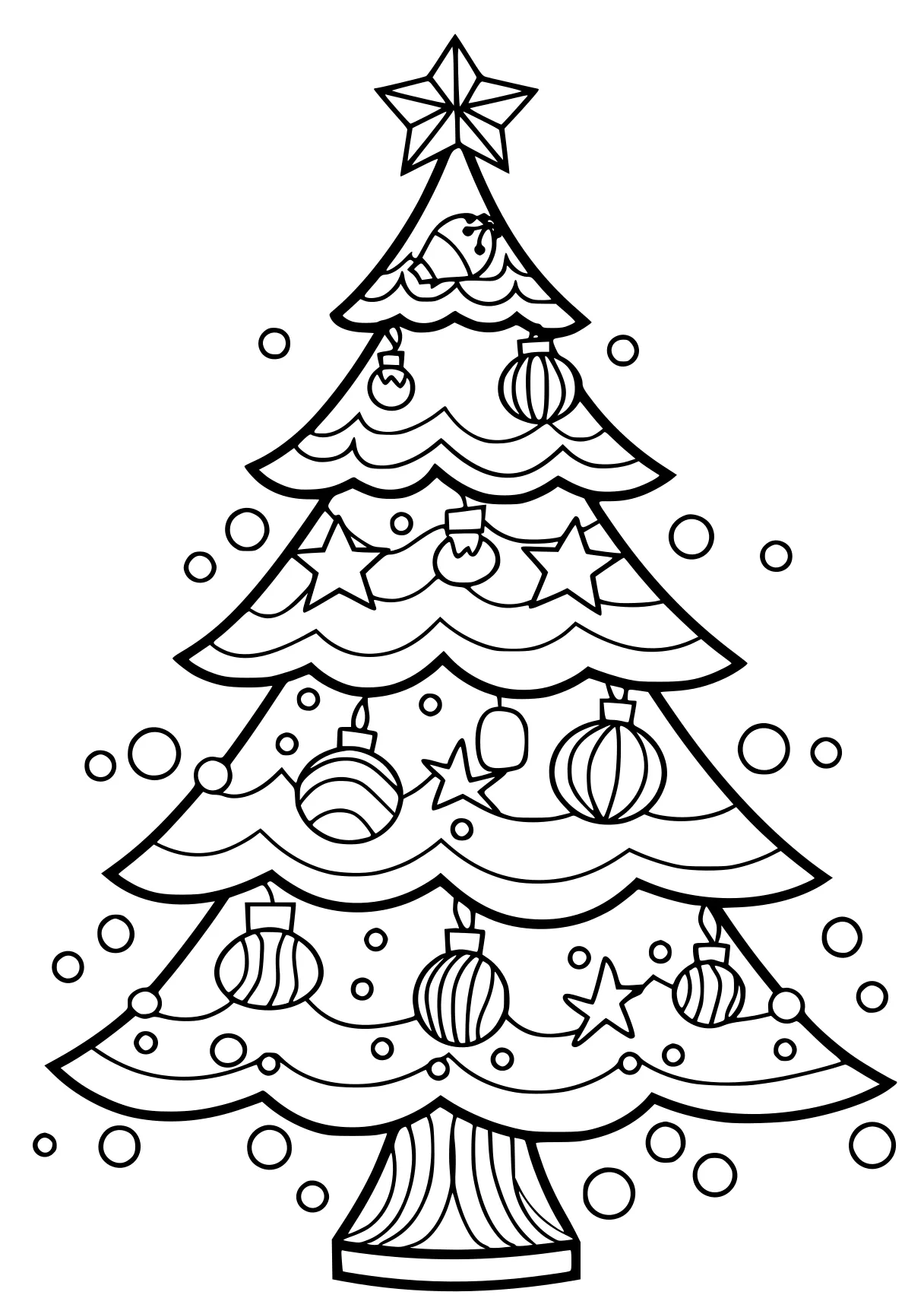 christmas tree coloring page ornament, tree, merry, free downloads