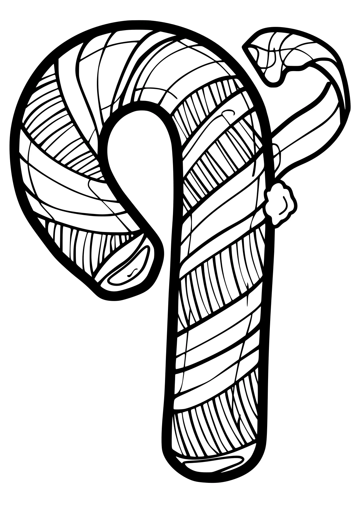 candy cane coloring page zentangle, acorn, ornament, cobra, free downloads