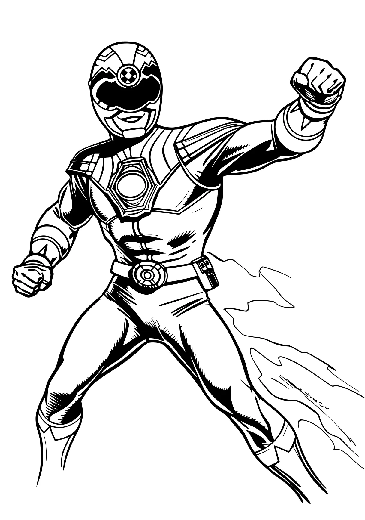 power ranger coloring page ranger, flash, ultraman, pencils, boboiboy, free downloads