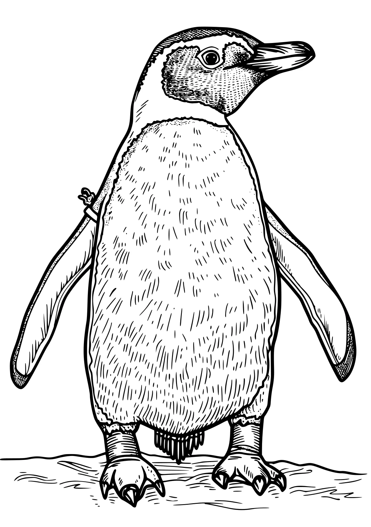 penguin coloring pages penguin, narwhal, hedgehog, owl, totoro, free page downloads