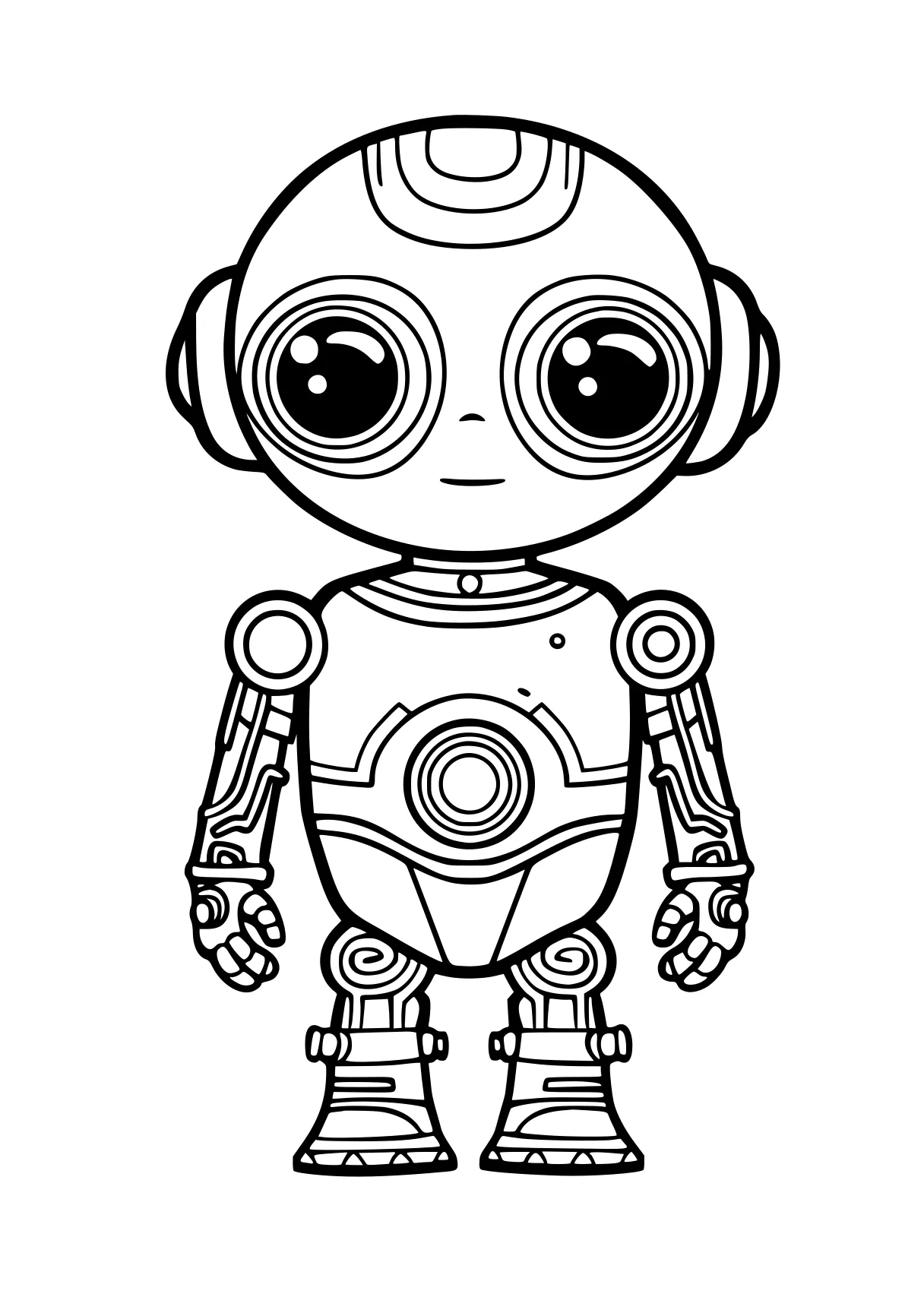 adult coloring pages robot, ai, illustrator, bots, free page downloads