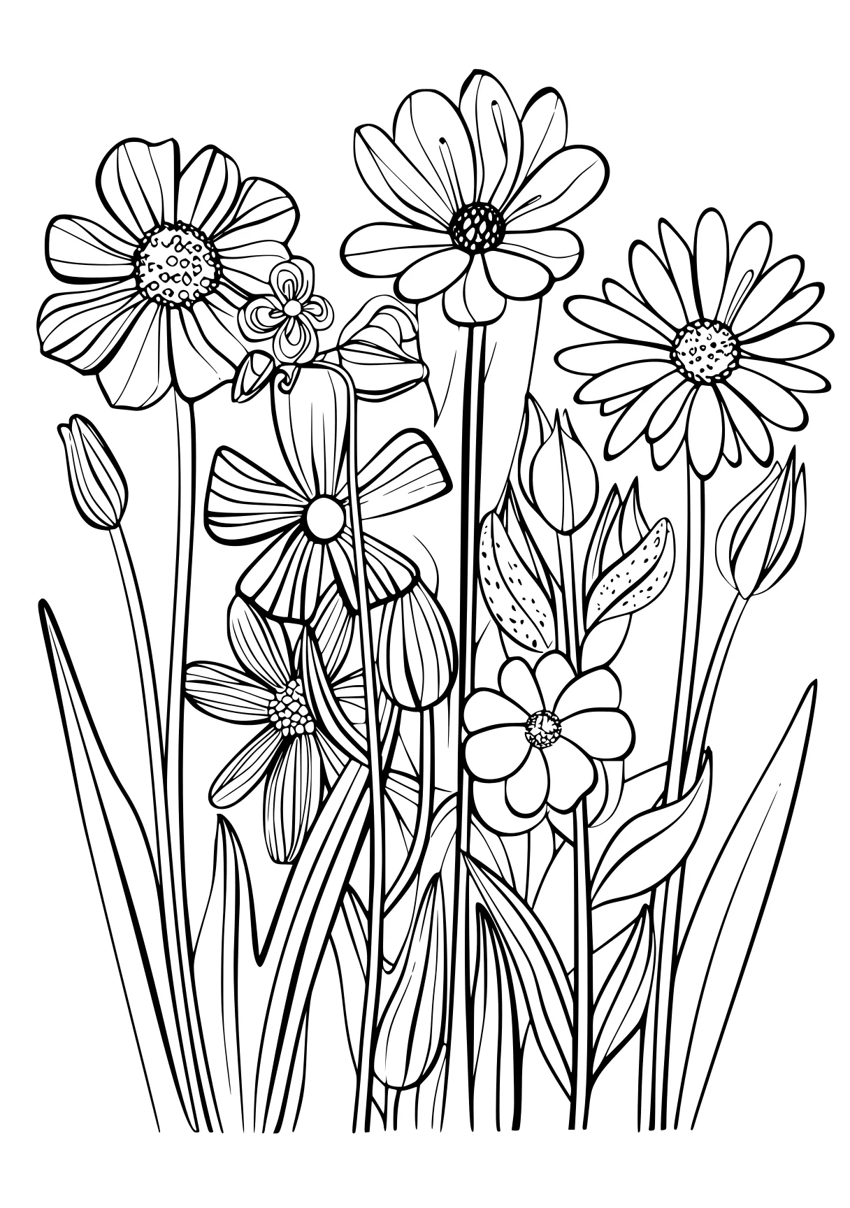 spring coloring sheets, flowers, zentangle, flower, free page downloads