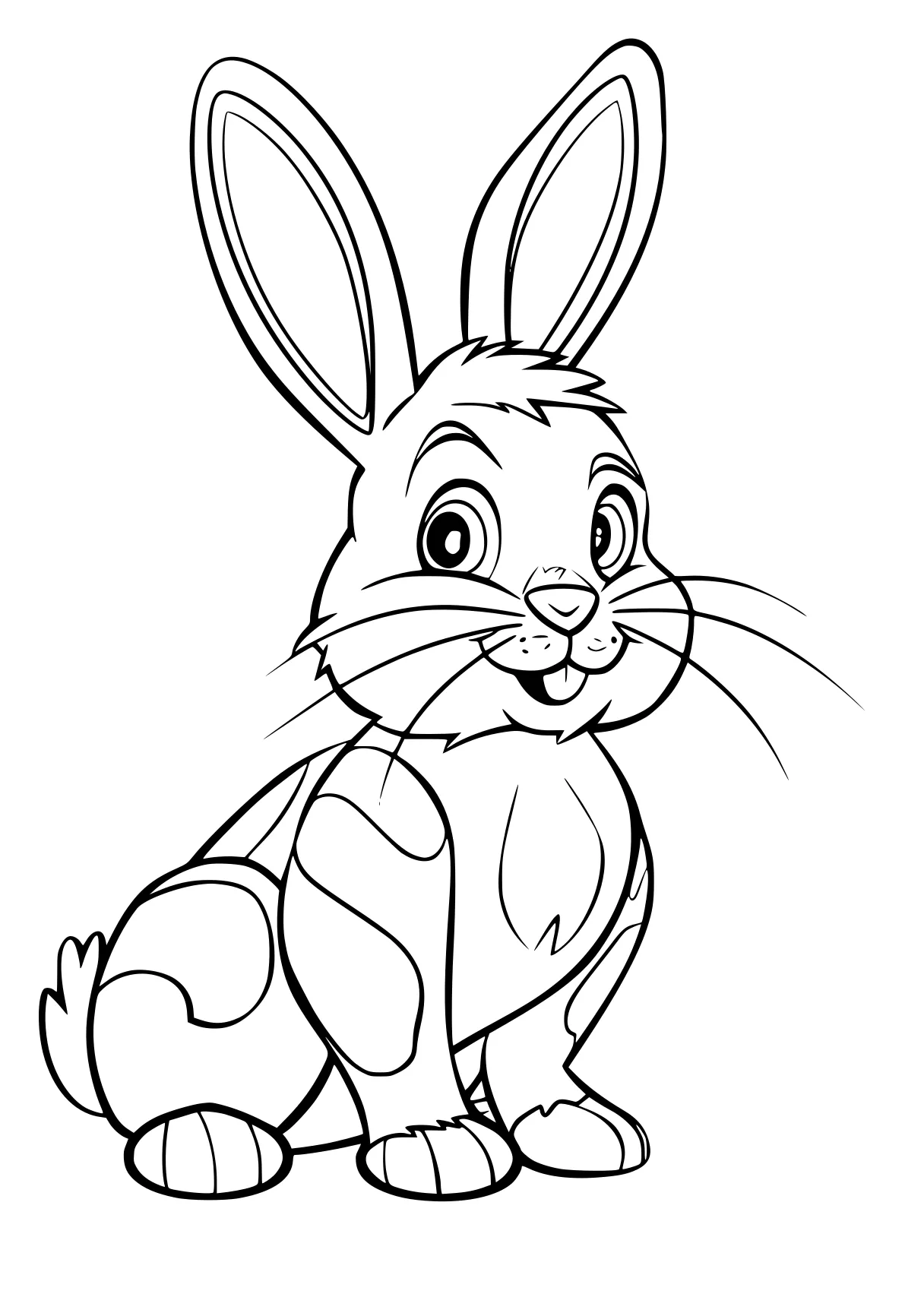 easter bunny coloring page rabbit, bunny, scorbunny, alvin, bunzo, free downloads