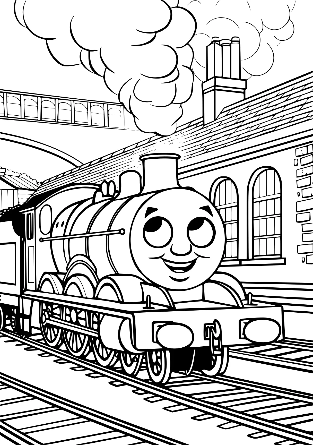 thomas the train coloring pages thomas, percy, train, free page downloads