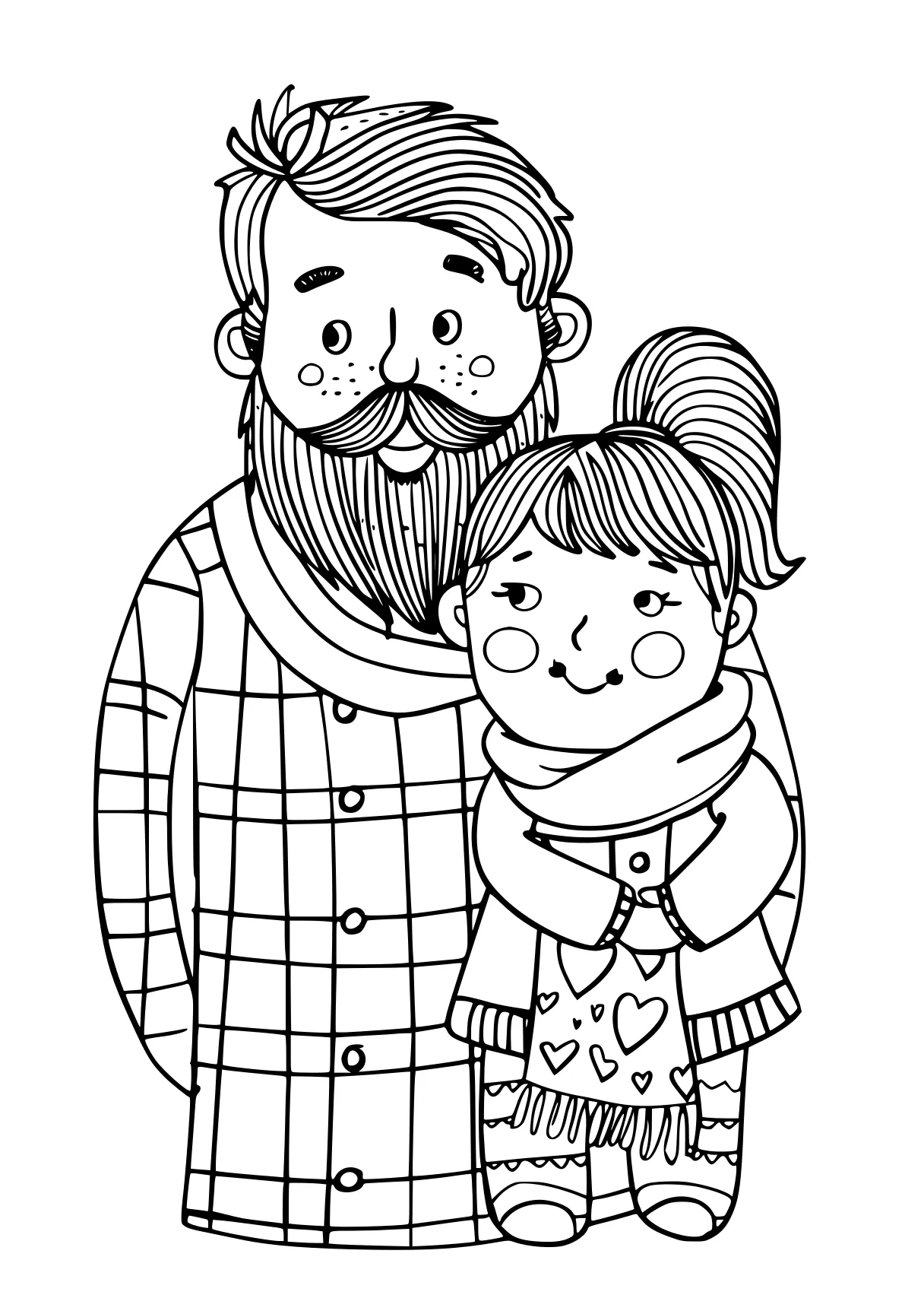 father's day coloring pages huggy, kids, toddlers, grandparents, winter, free page downloads