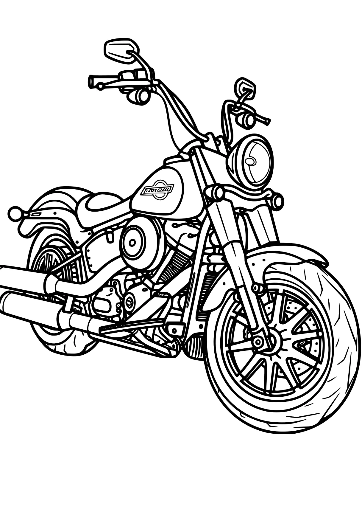 motorcycle coloring page motorcycle, bike, harley, illustrator, free downloads