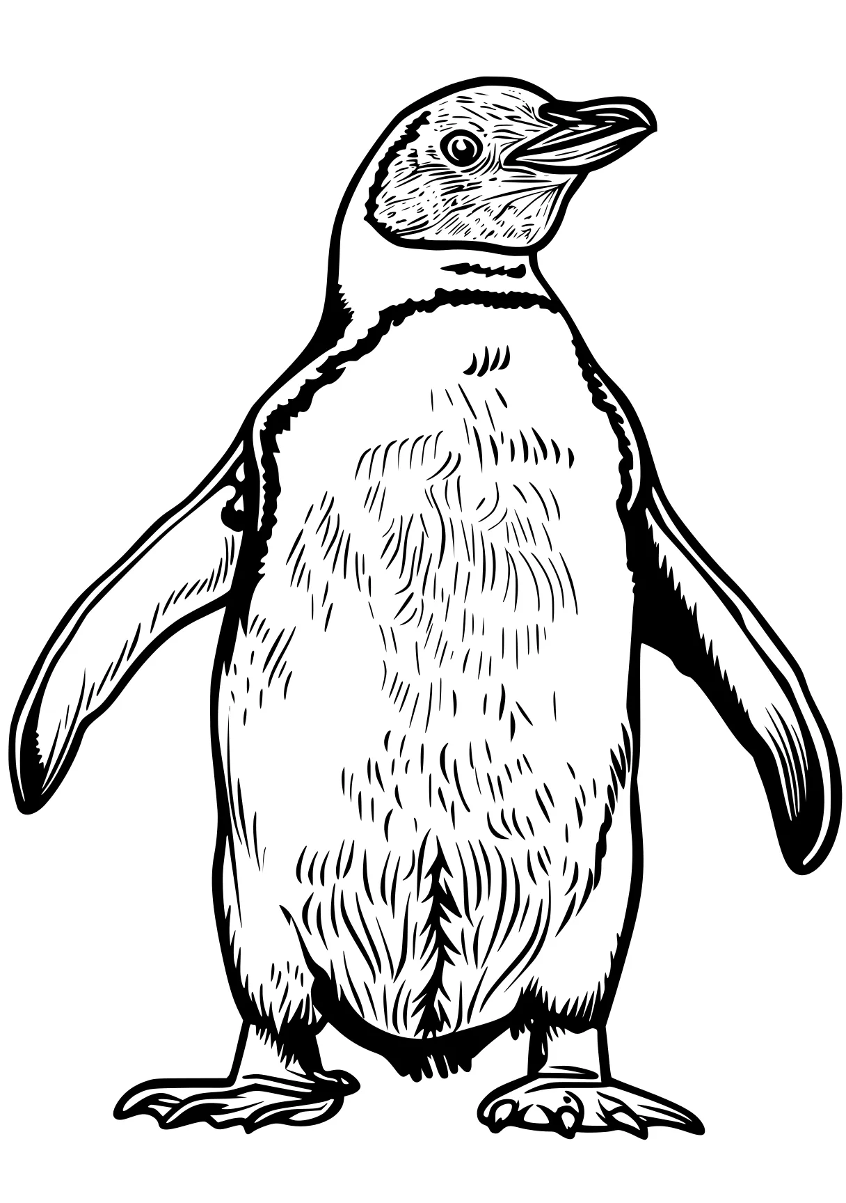 penguin coloring sheet penguin, orca, narwhal, adult, polar, free page downloads