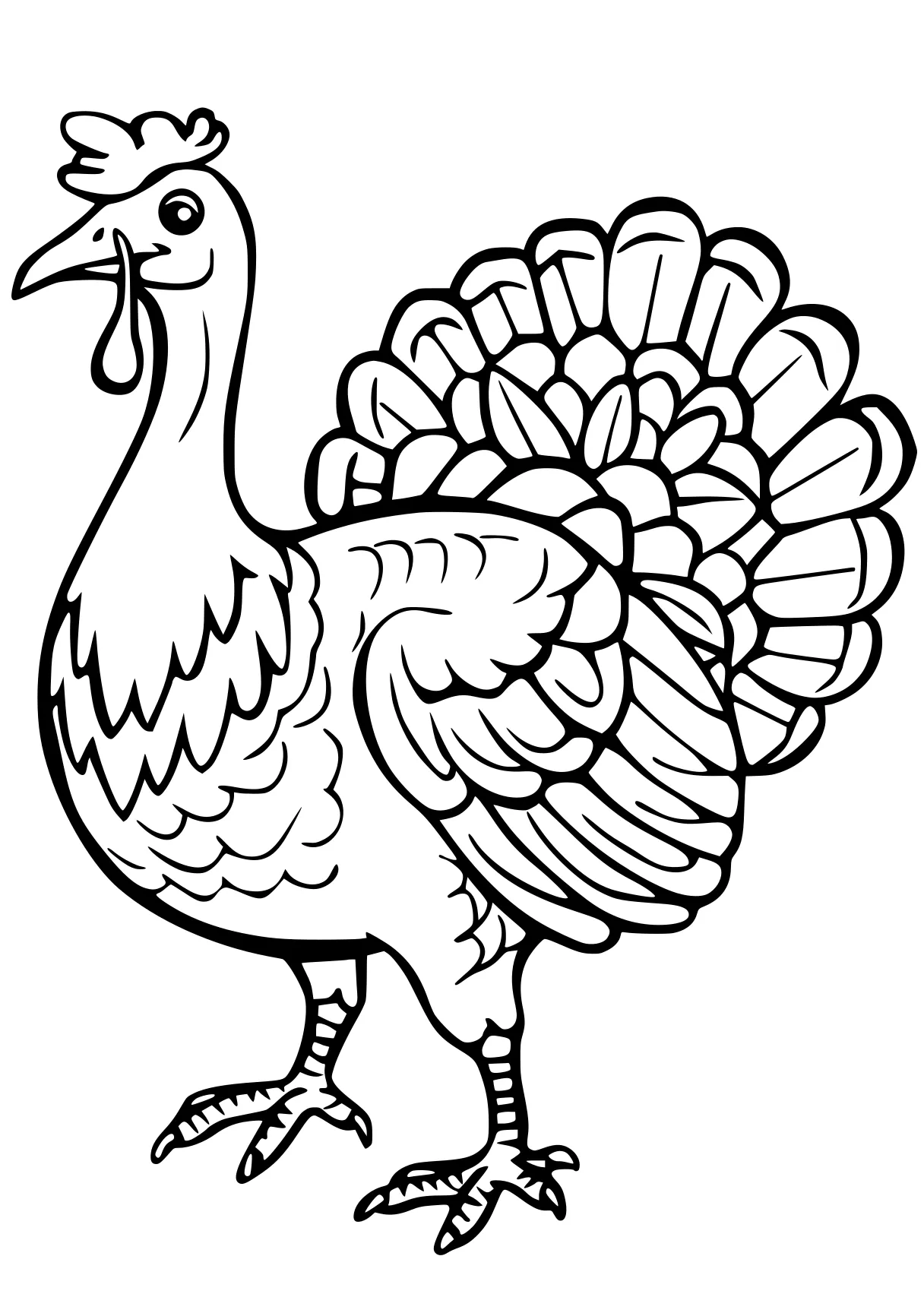 turkey coloring sheet rooster, turkey, thanksgiving, size, free page downloads