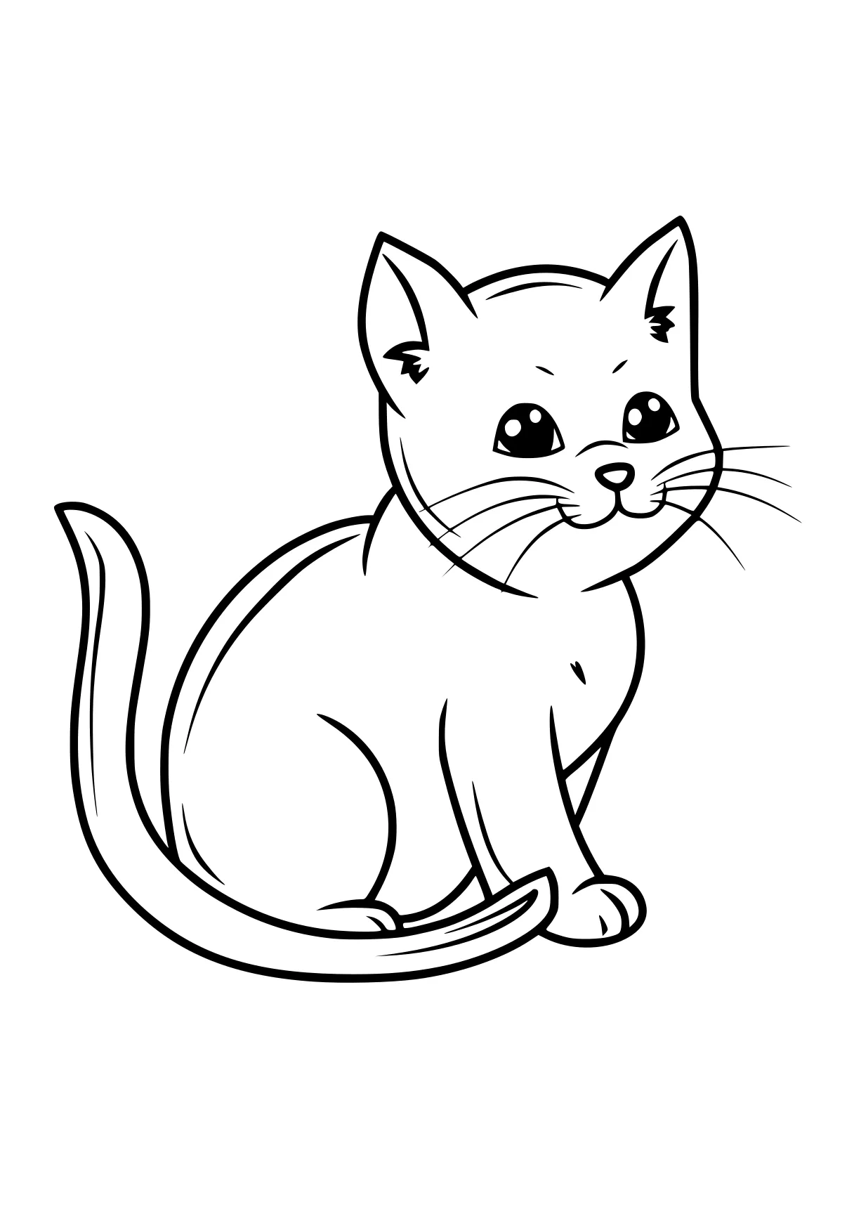 kitten coloring pages cat, mew, pet, caticorn, aristocats, free page downloads