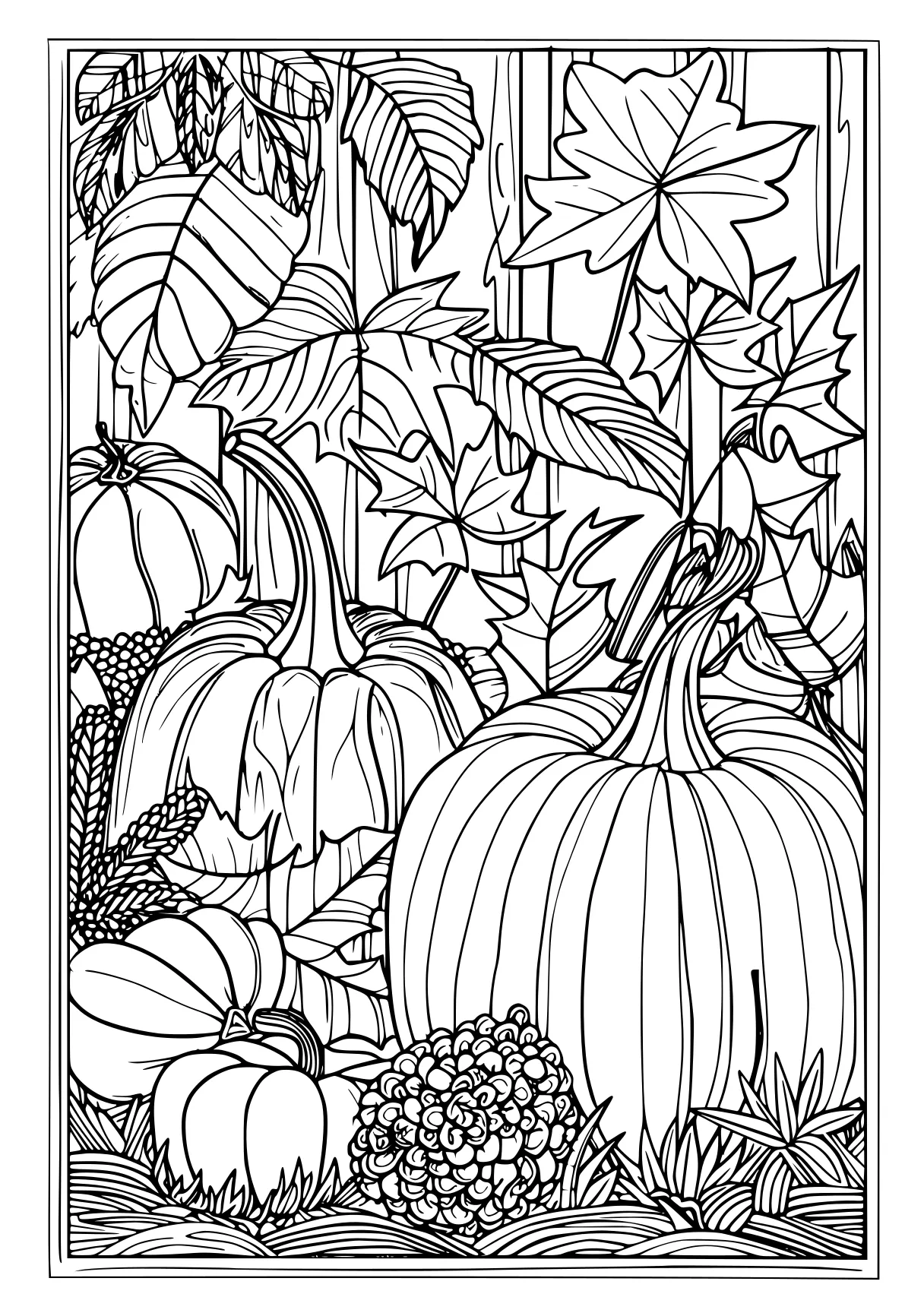 coloring pages printable adult, october, vegetable, colouring, free page downloads