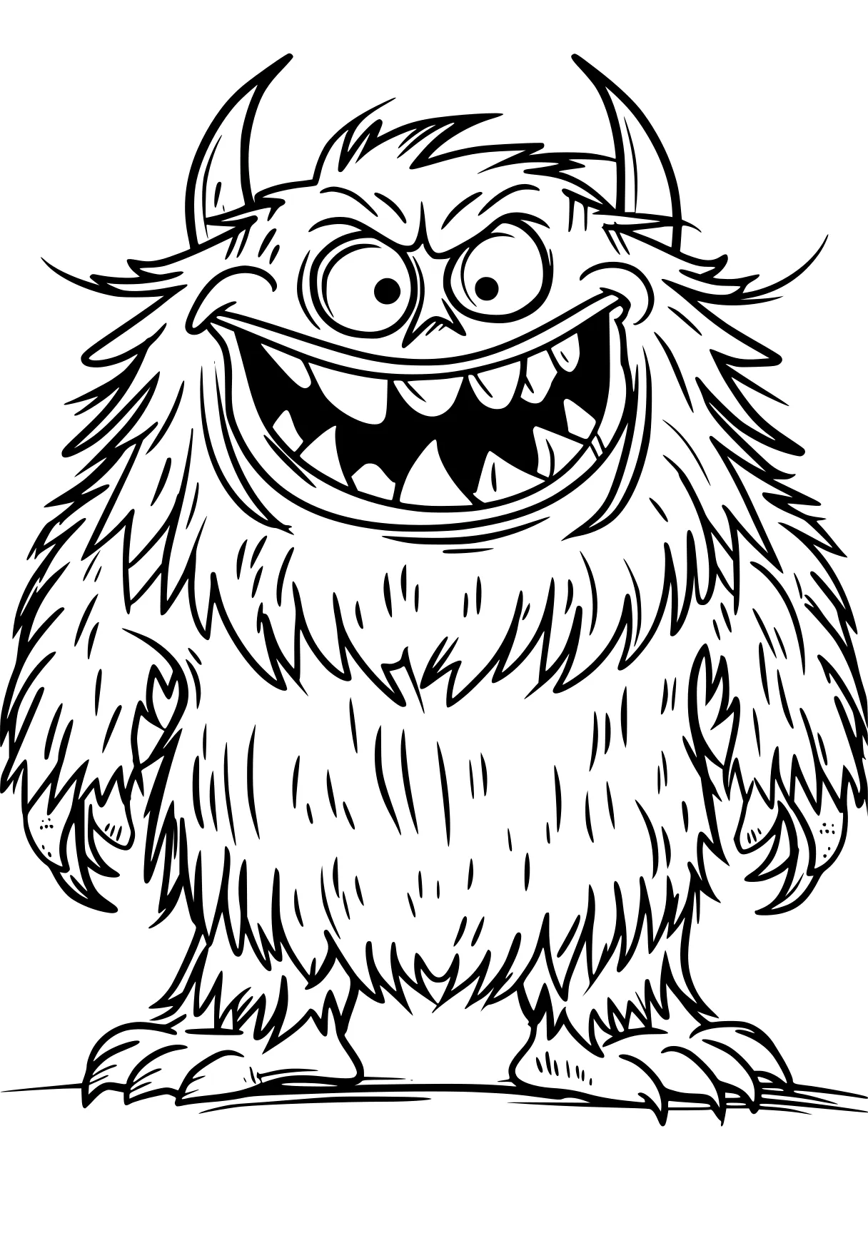 huggy wuggy coloring pages bigfoot, gruffalo, werewolf, bumble, trolls, free page downloads