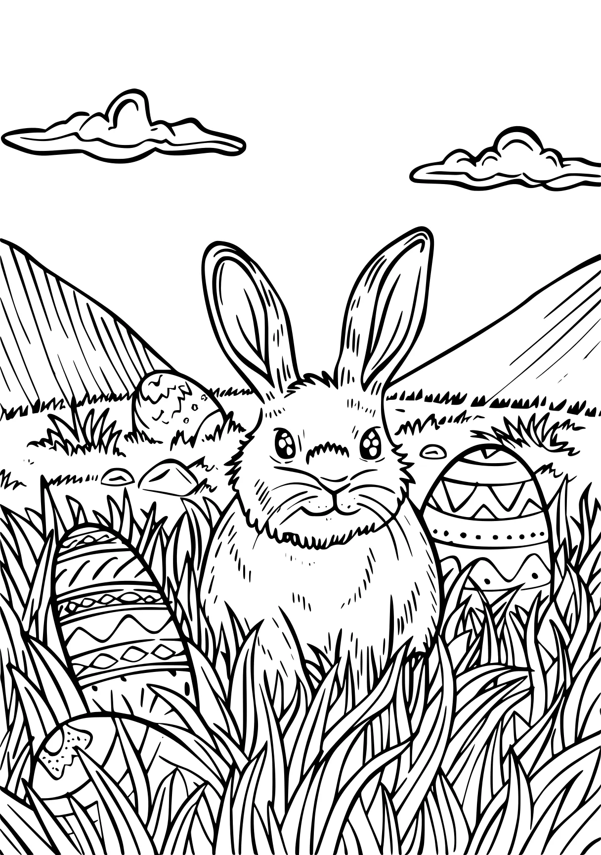 easter coloring sheets, bunny, rabbit, eevee, free page downloads