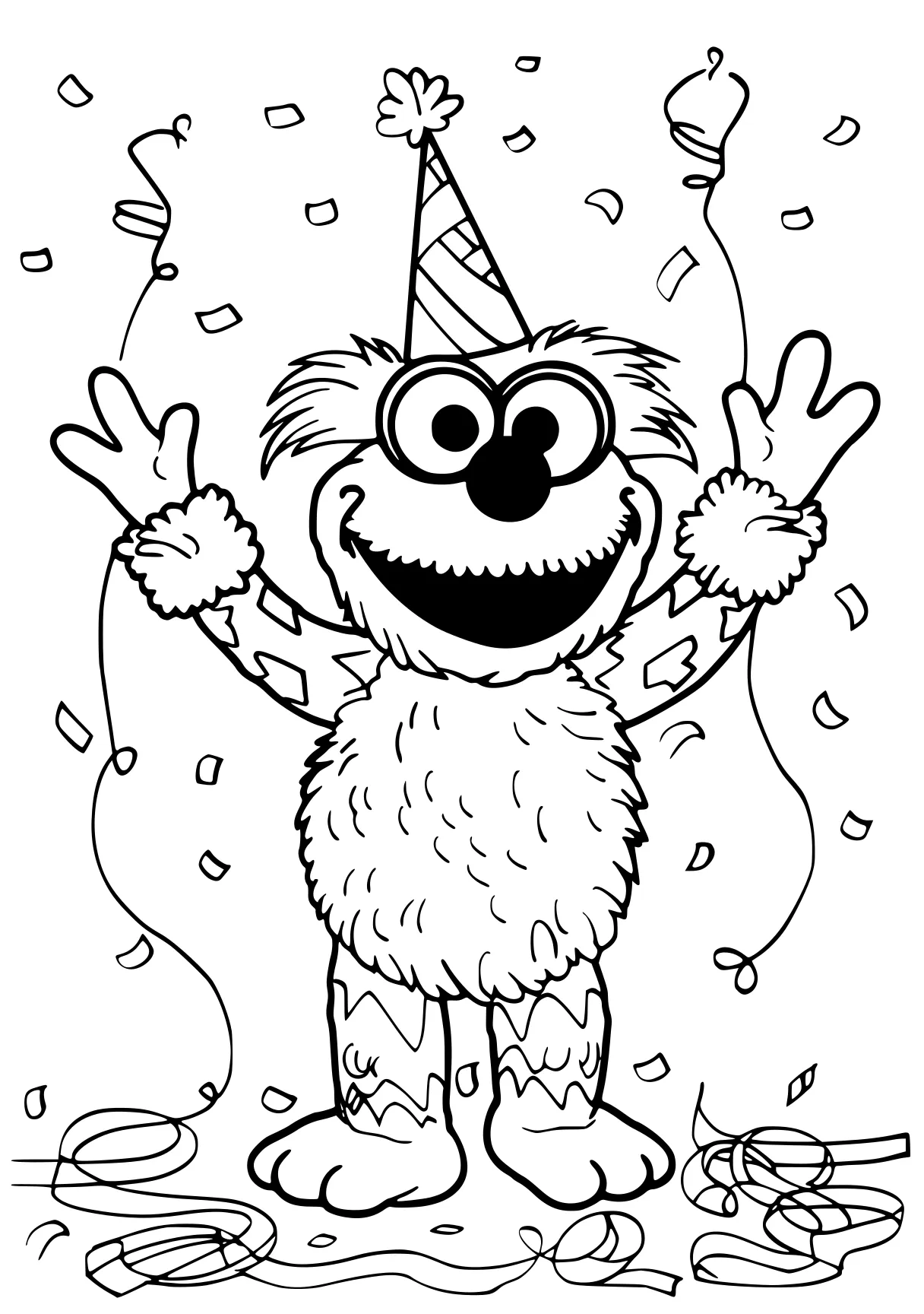 elmo coloring pages elmo, owl, birthday, free page downloads