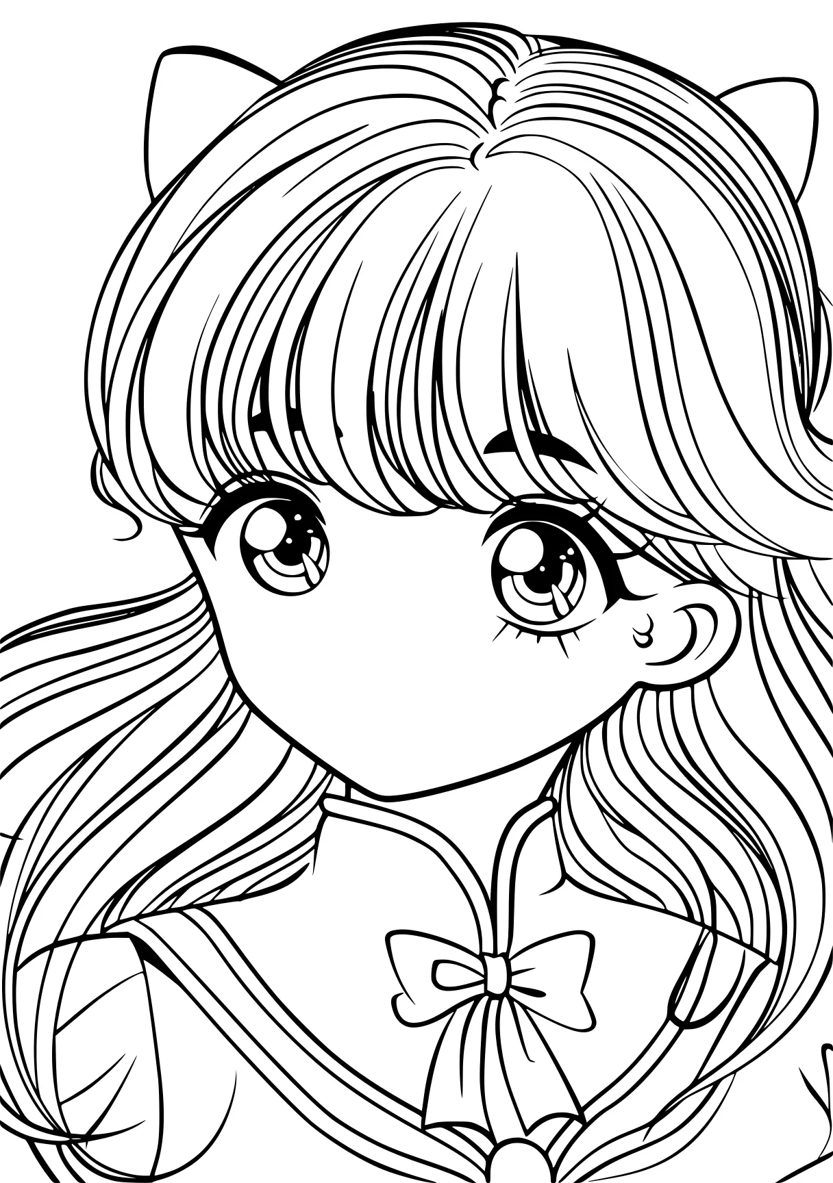 anime coloring pages chibi, sailor, coloring, manga, free page downloads