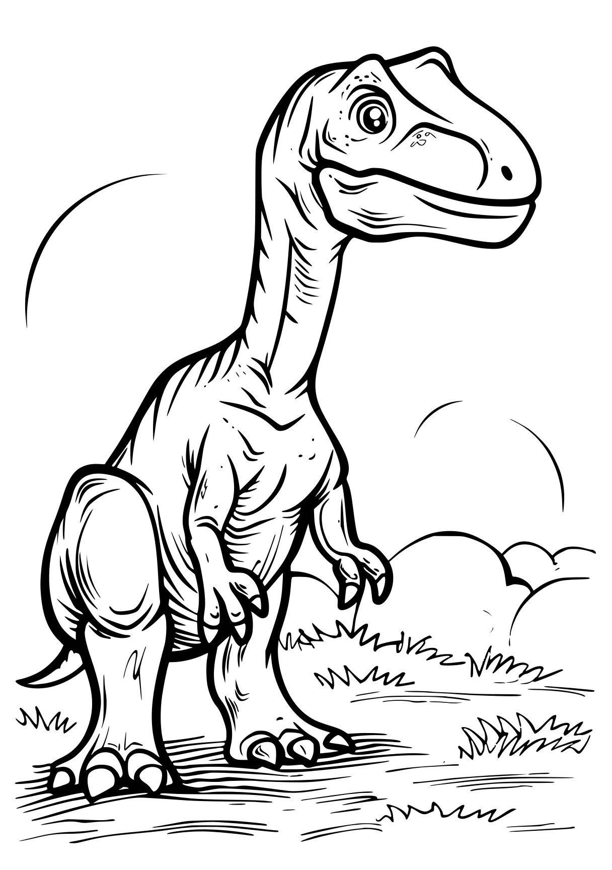 dinosaur coloring pages brachiosaurus, velociraptor, dinosaur, dino, trex, free page downloads